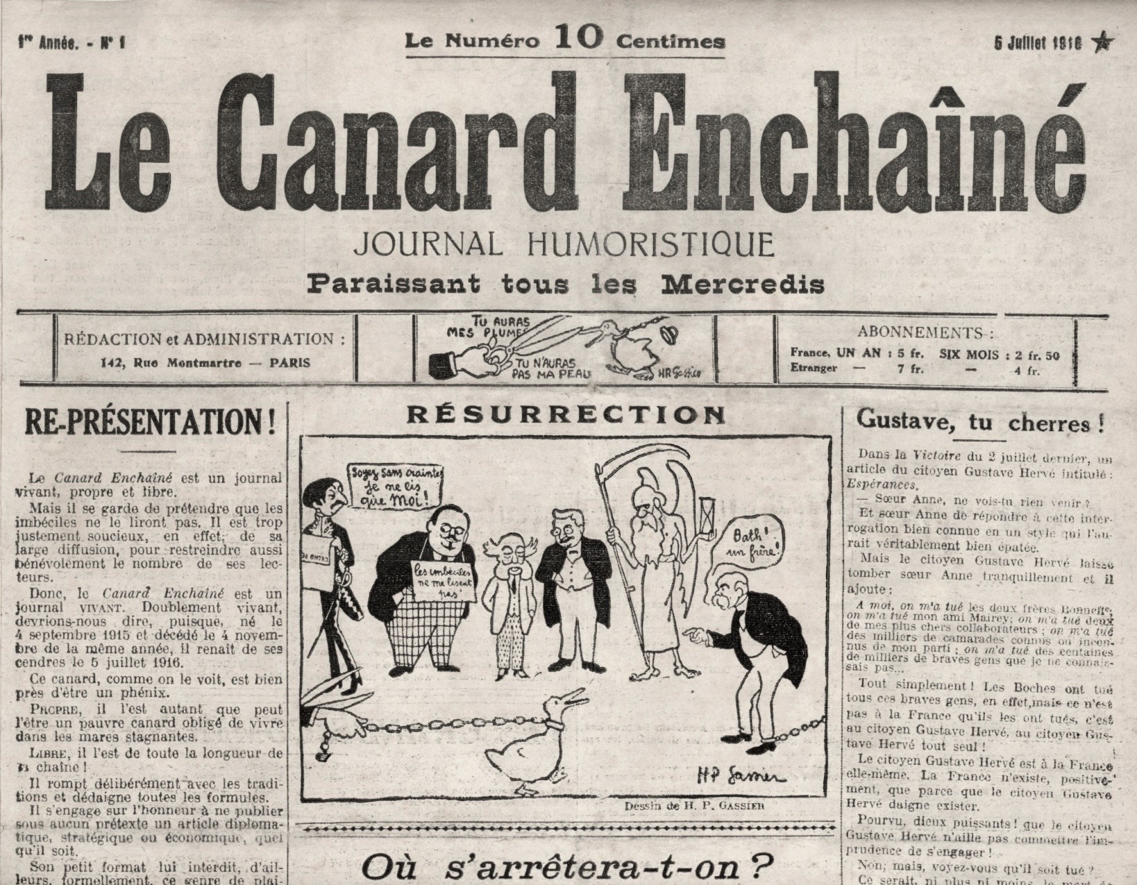 Couac ! | Acheter un Canard | Vente d'Anciens Journaux du Canard Enchaîné. Des Journaux Satiriques de Collection, Historiques & Authentiques de 1916 à 2004 ! | 1 9