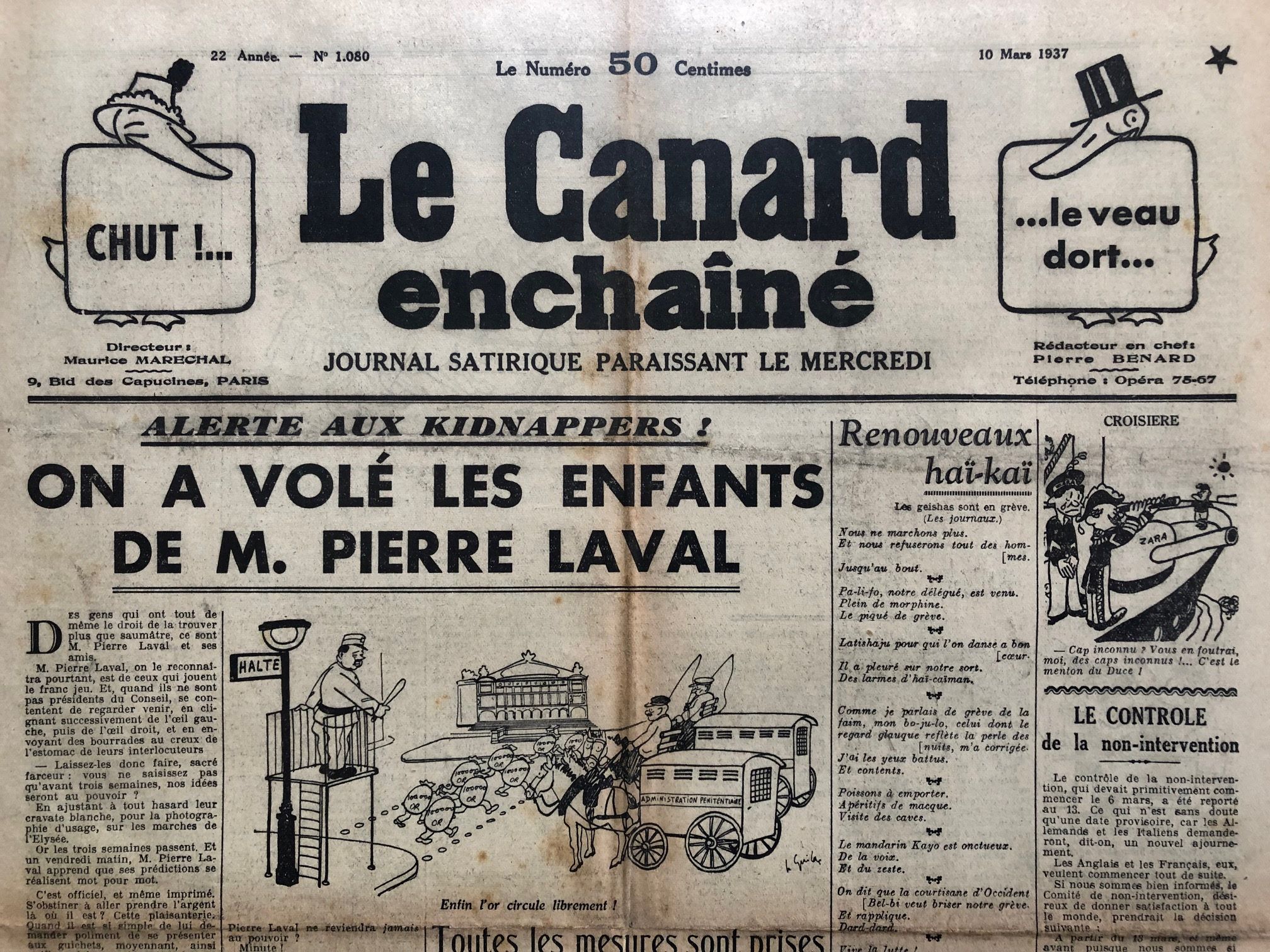 Couac ! | Acheter un Canard | Vente d'Anciens Journaux du Canard Enchaîné. Des Journaux Satiriques de Collection, Historiques & Authentiques de 1916 à 2004 ! | 1080 2