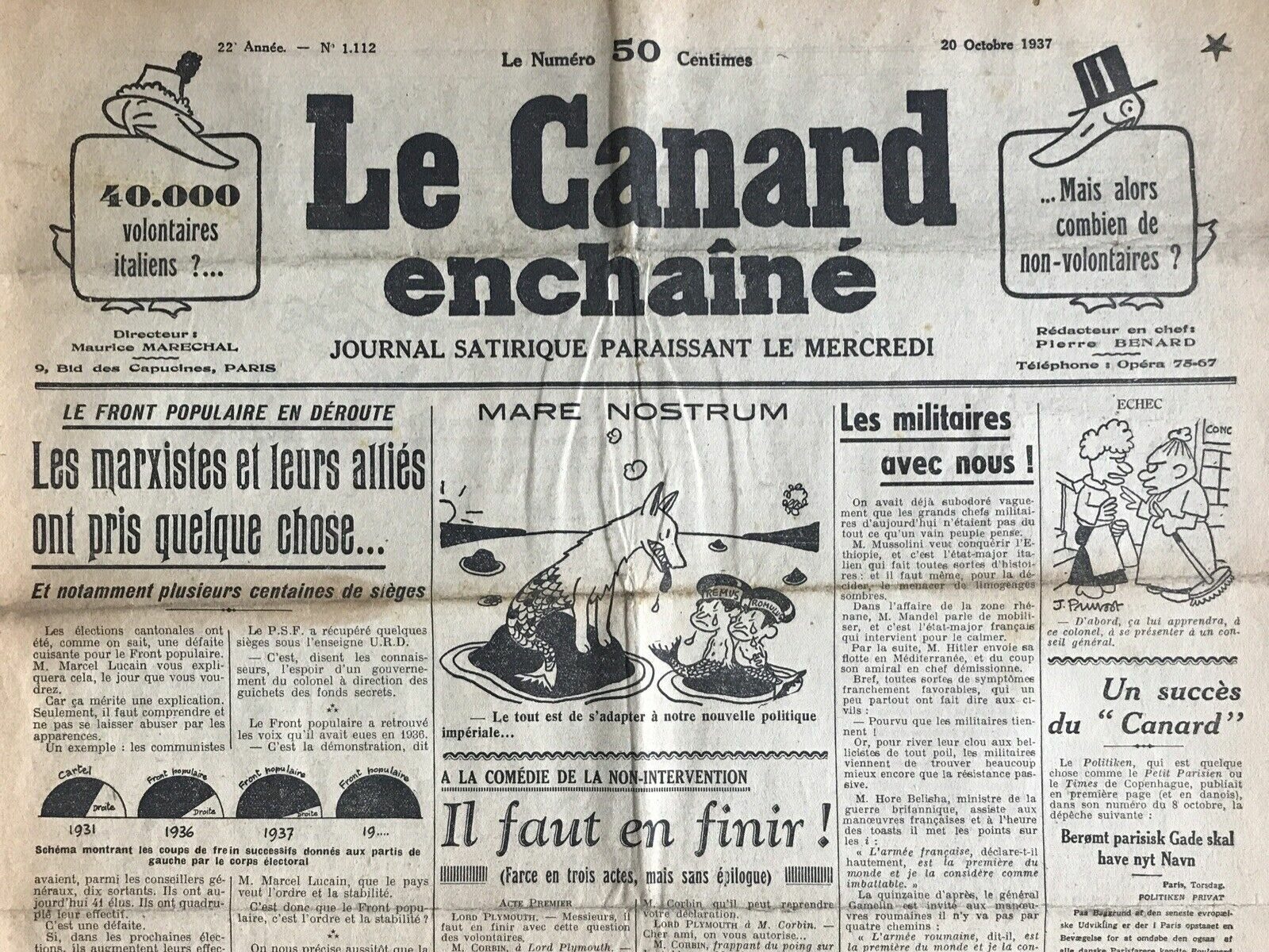 Couac ! | Acheter un Canard | Vente d'Anciens Journaux du Canard Enchaîné. Des Journaux Satiriques de Collection, Historiques & Authentiques de 1916 à 2004 ! | 1112 e1708166217282