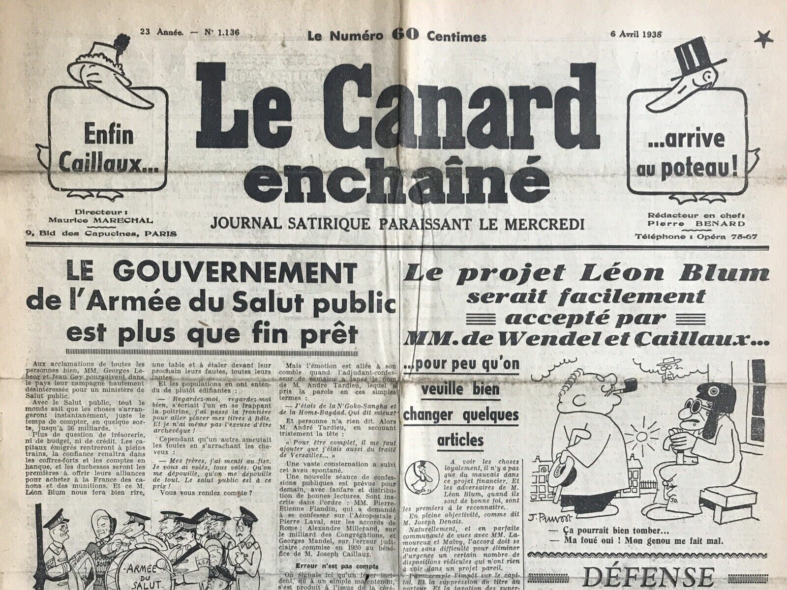 Couac ! | Acheter un Canard | Vente d'Anciens Journaux du Canard Enchaîné. Des Journaux Satiriques de Collection, Historiques & Authentiques de 1916 à 2004 ! | 1136 e1708168294919