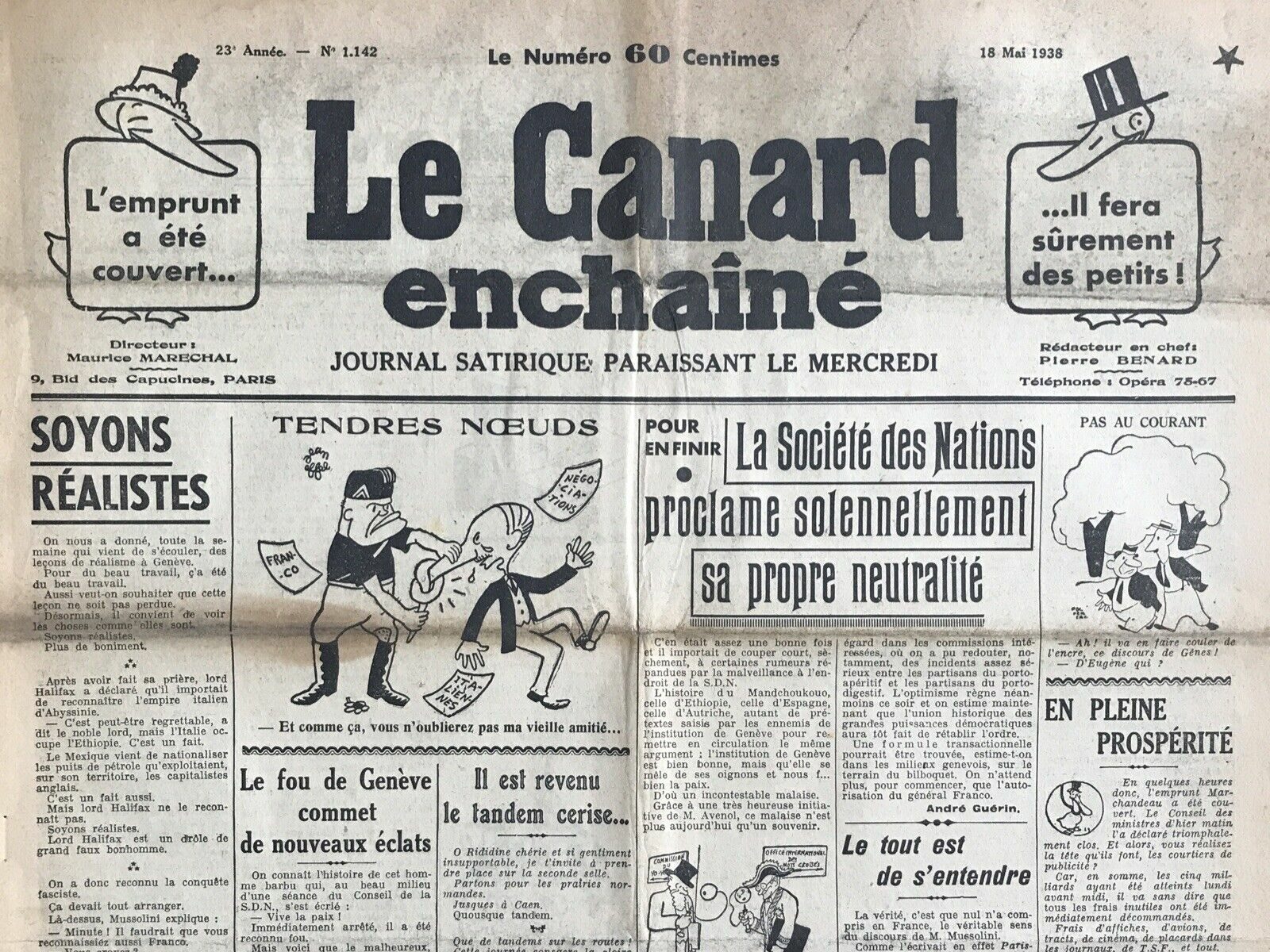 Couac ! | Acheter un Canard | Vente d'Anciens Journaux du Canard Enchaîné. Des Journaux Satiriques de Collection, Historiques & Authentiques de 1916 à 2004 ! | 1142 e1708168774922