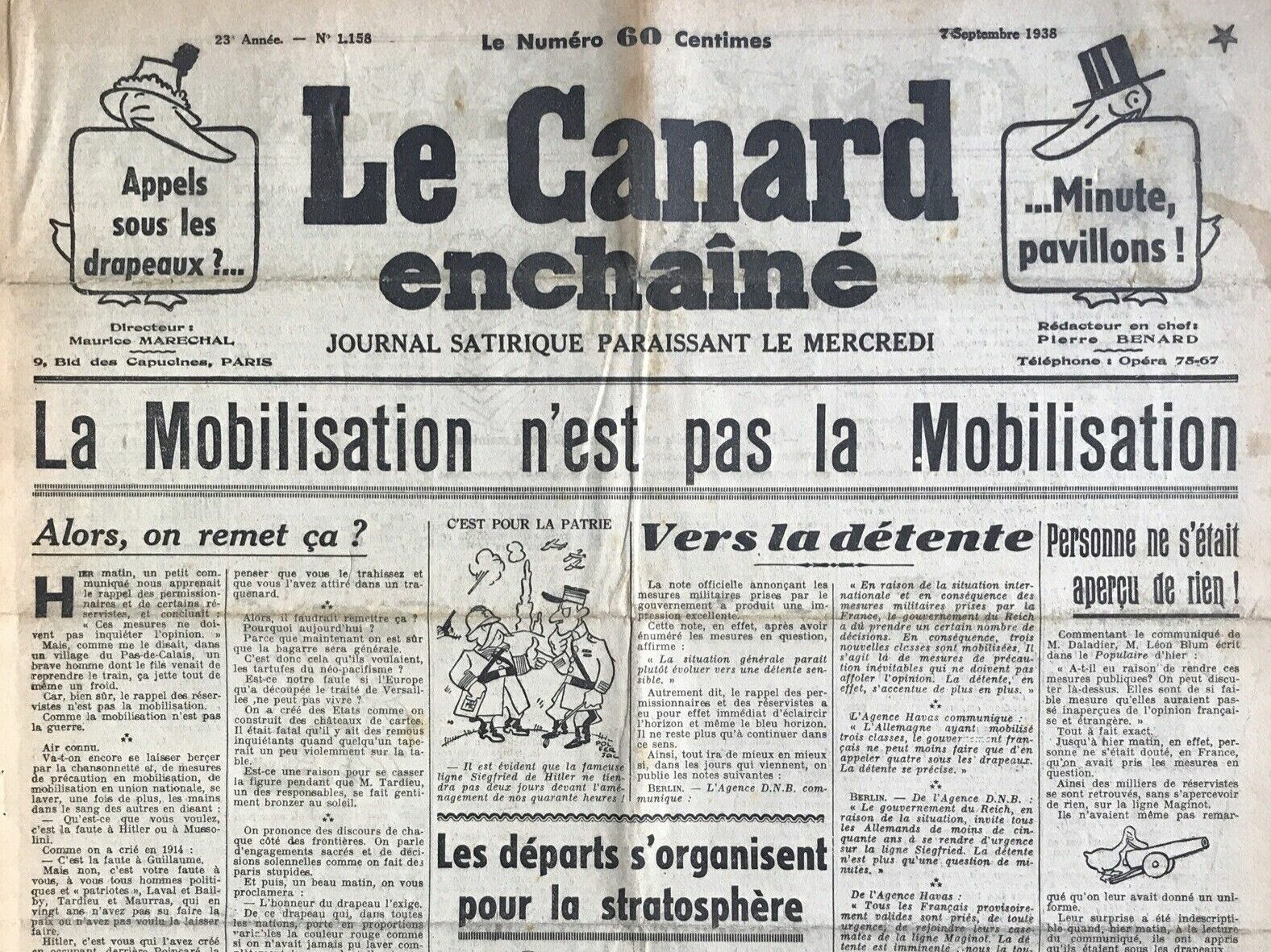 Couac ! | Acheter un Canard | Vente d'Anciens Journaux du Canard Enchaîné. Des Journaux Satiriques de Collection, Historiques & Authentiques de 1916 à 2004 ! | 1158 e1708177851386