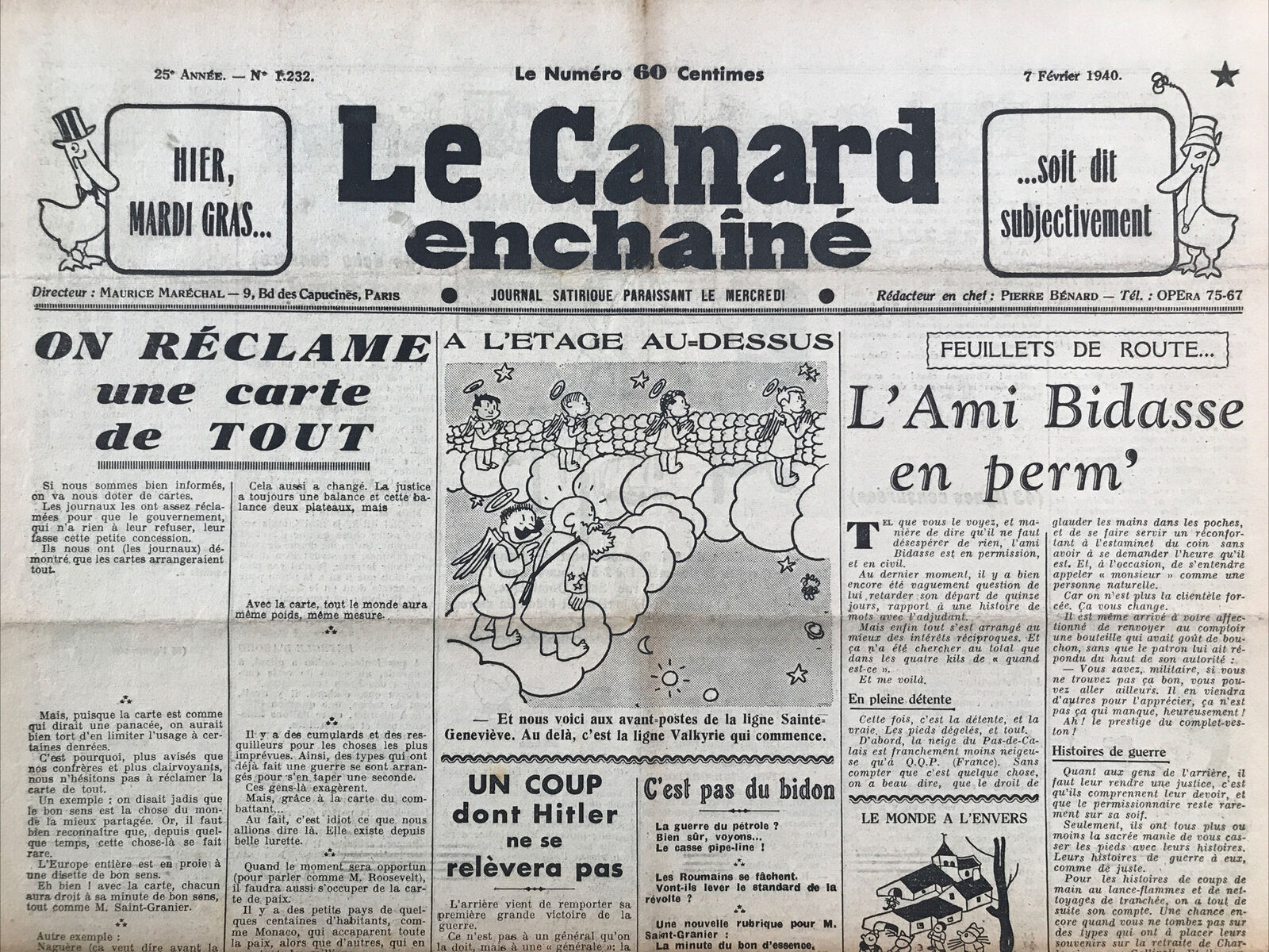 Couac ! | Acheter un Canard | Vente d'Anciens Journaux du Canard Enchaîné. Des Journaux Satiriques de Collection, Historiques & Authentiques de 1916 à 2004 ! | 1232