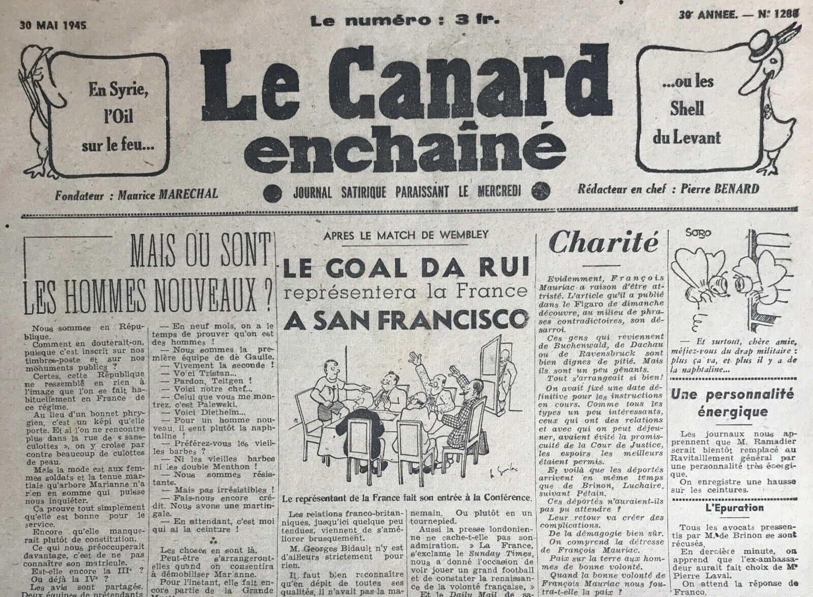 Couac ! | Acheter un Canard | Vente d'Anciens Journaux du Canard Enchaîné. Des Journaux Satiriques de Collection, Historiques & Authentiques de 1916 à 2004 ! | 1288 e1679071937257