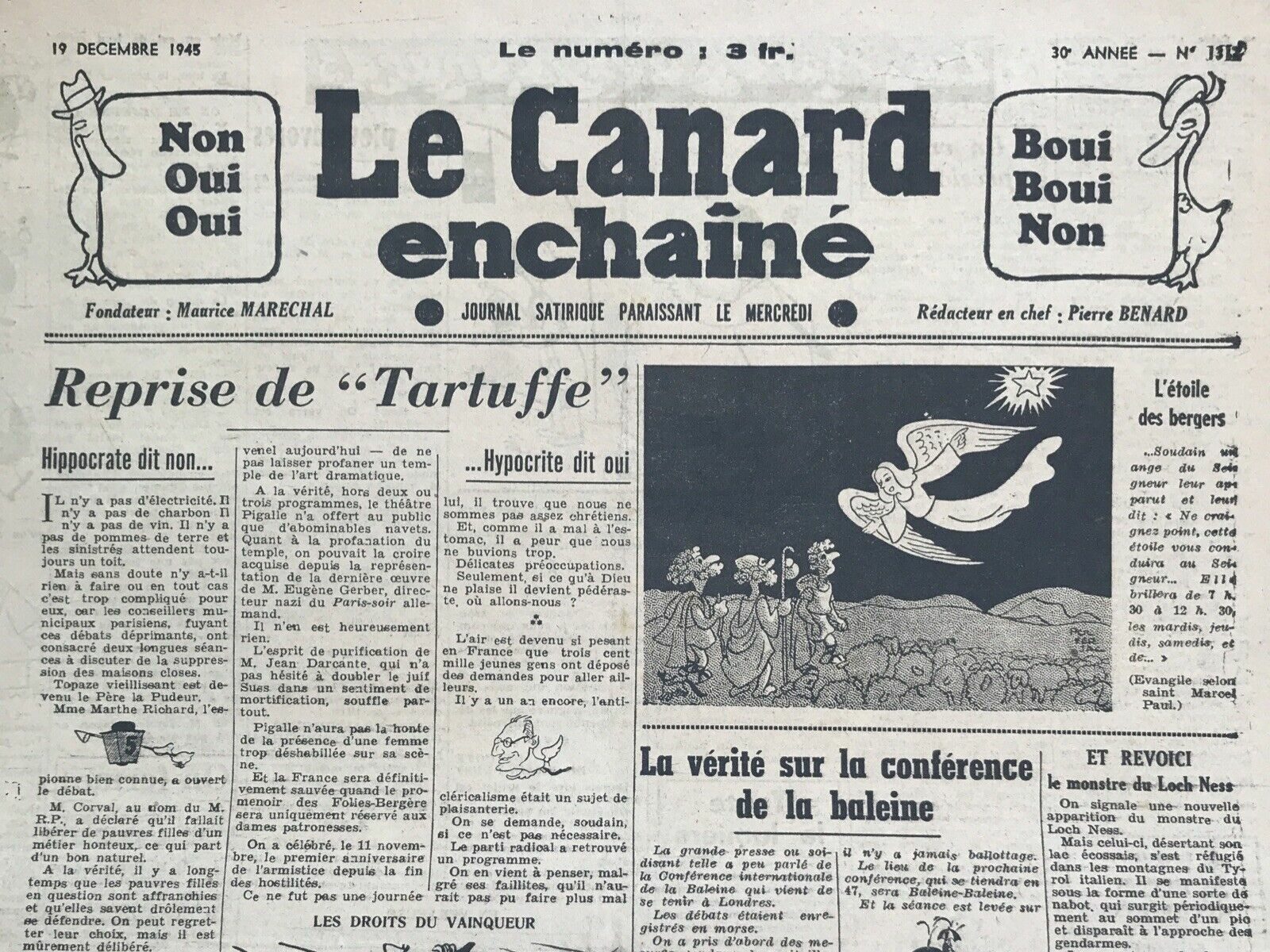 Couac ! | Acheter un Canard | Vente d'Anciens Journaux du Canard Enchaîné. Des Journaux Satiriques de Collection, Historiques & Authentiques de 1916 à 2004 ! | 1317 e1708181611498