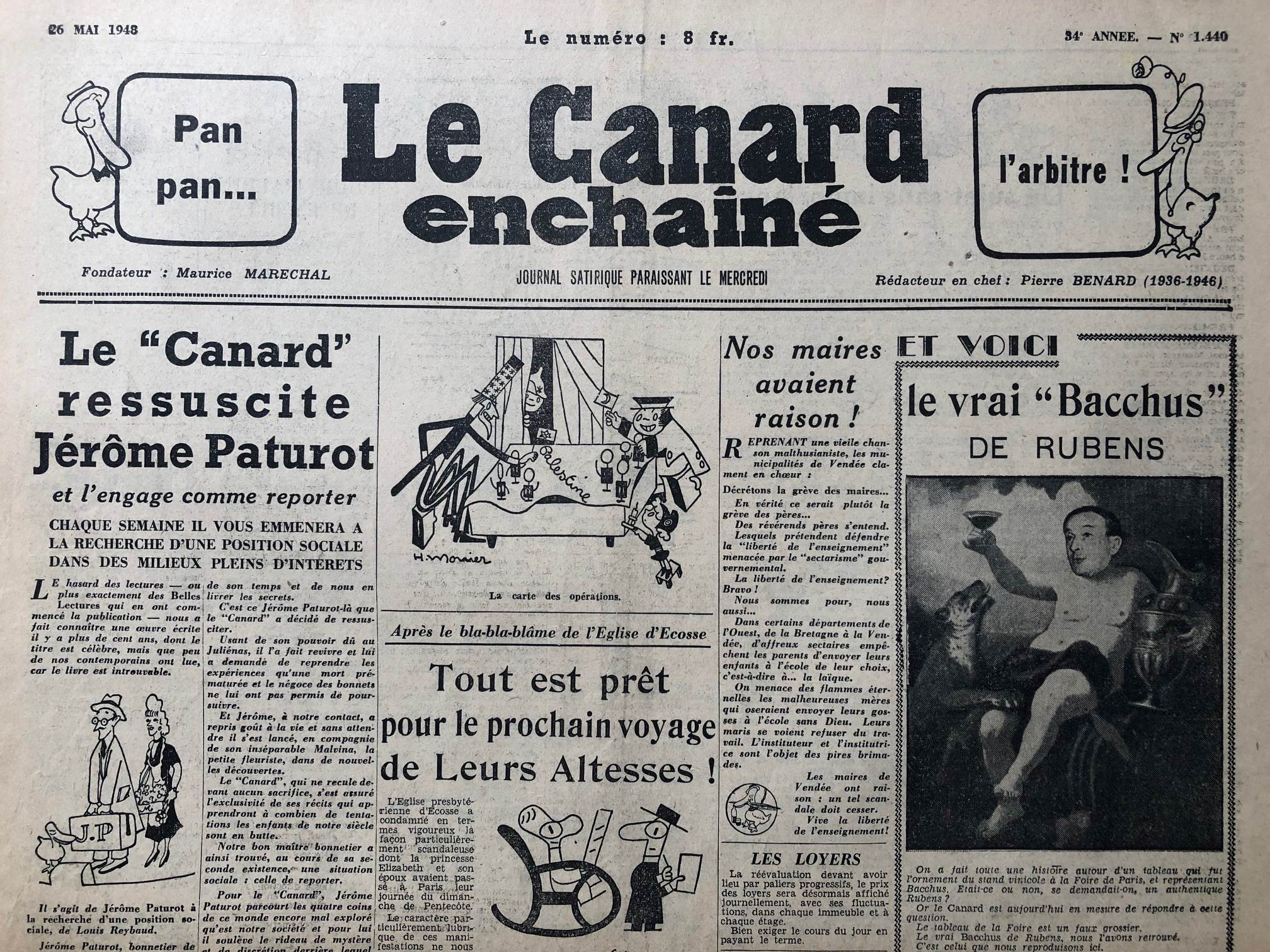 Couac ! | Acheter un Canard | Vente d'Anciens Journaux du Canard Enchaîné. Des Journaux Satiriques de Collection, Historiques & Authentiques de 1916 à 2004 ! | 1440 1