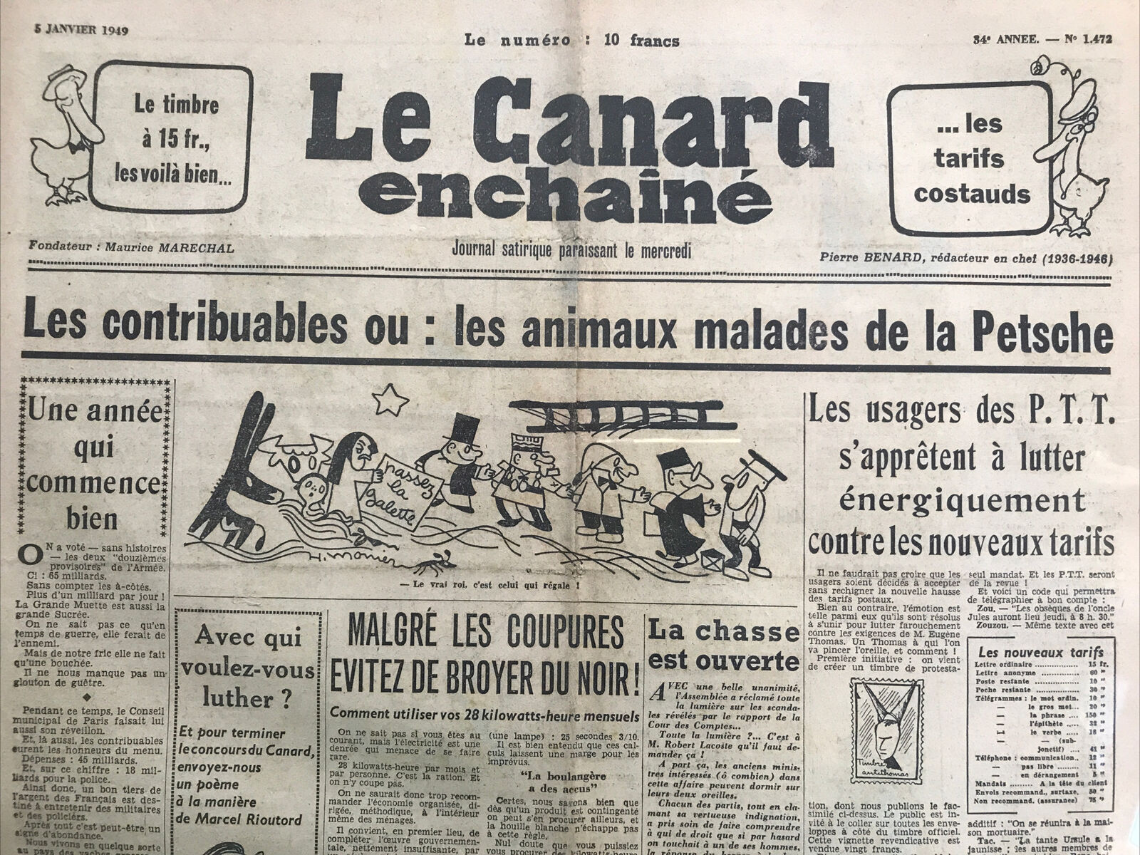 Couac ! | Acheter un Canard | Vente d'Anciens Journaux du Canard Enchaîné. Des Journaux Satiriques de Collection, Historiques & Authentiques de 1916 à 2004 ! | 1472