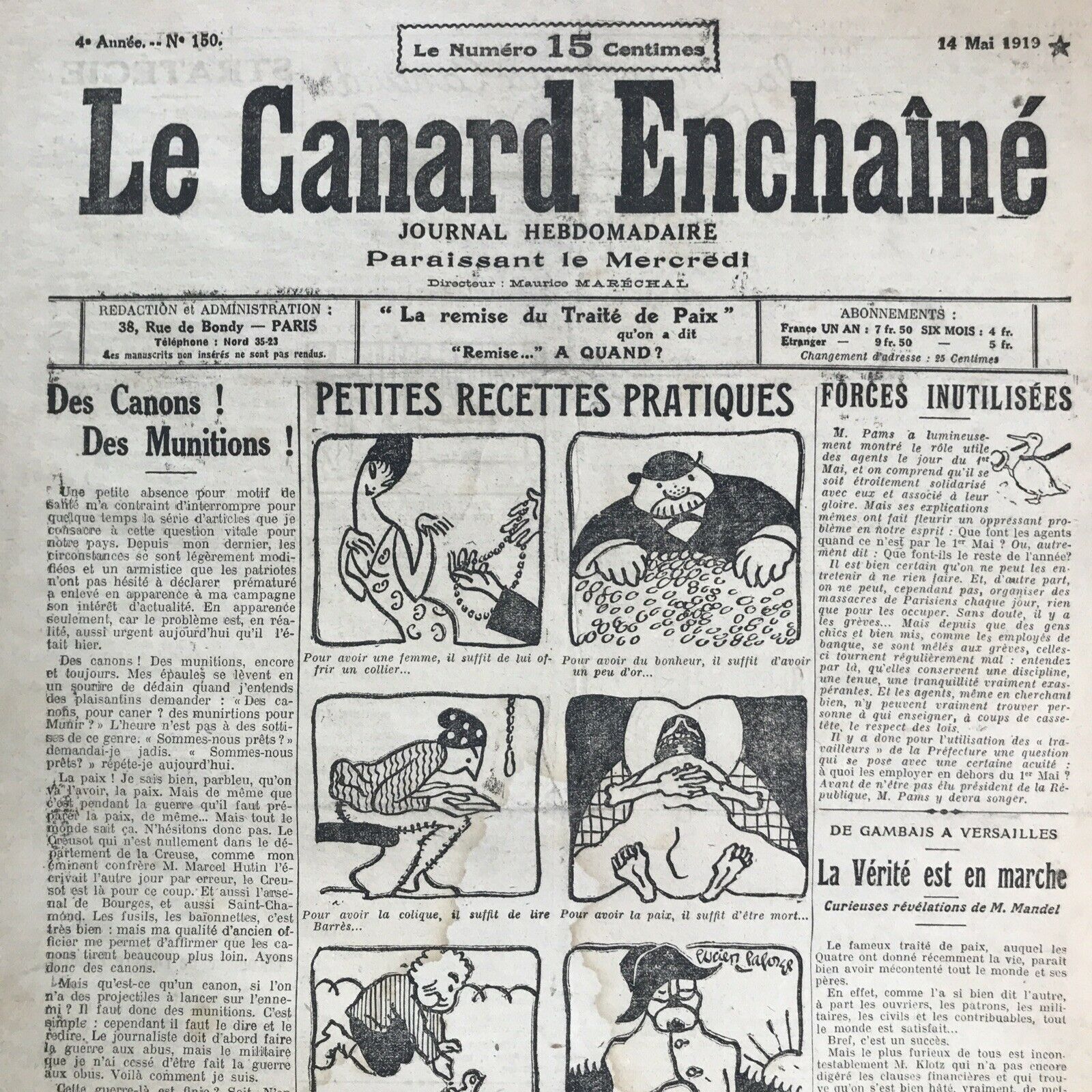 Couac ! | Acheter un Canard | Vente d'Anciens Journaux du Canard Enchaîné. Des Journaux Satiriques de Collection, Historiques & Authentiques de 1916 à 2004 ! | 150