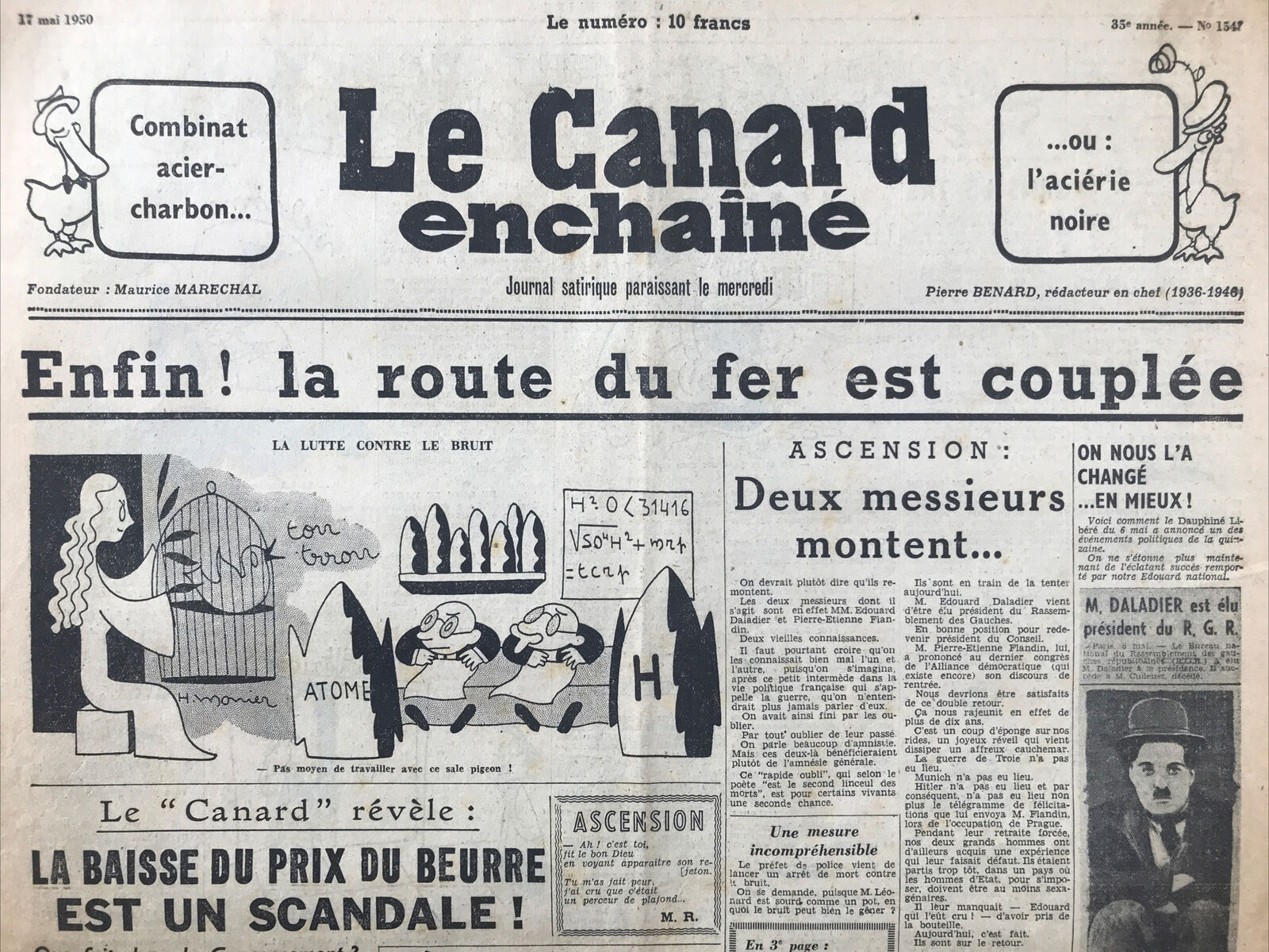 Couac ! | Acheter un Canard | Vente d'Anciens Journaux du Canard Enchaîné. Des Journaux Satiriques de Collection, Historiques & Authentiques de 1916 à 2004 ! | 1543