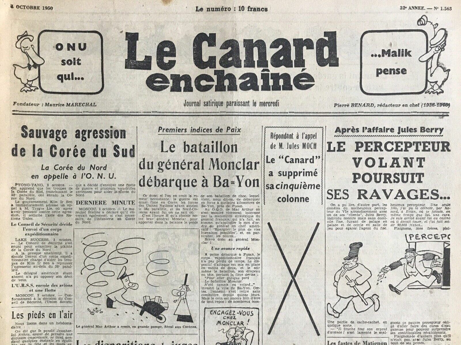 Couac ! | Acheter un Canard | Vente d'Anciens Journaux du Canard Enchaîné. Des Journaux Satiriques de Collection, Historiques & Authentiques de 1916 à 2004 ! | 1563 e1726231497157