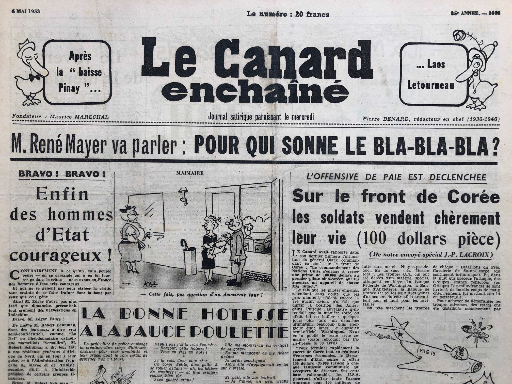 Couac ! | Acheter un Canard | Vente d'Anciens Journaux du Canard Enchaîné. Des Journaux Satiriques de Collection, Historiques & Authentiques de 1916 à 2004 ! | 1698 1