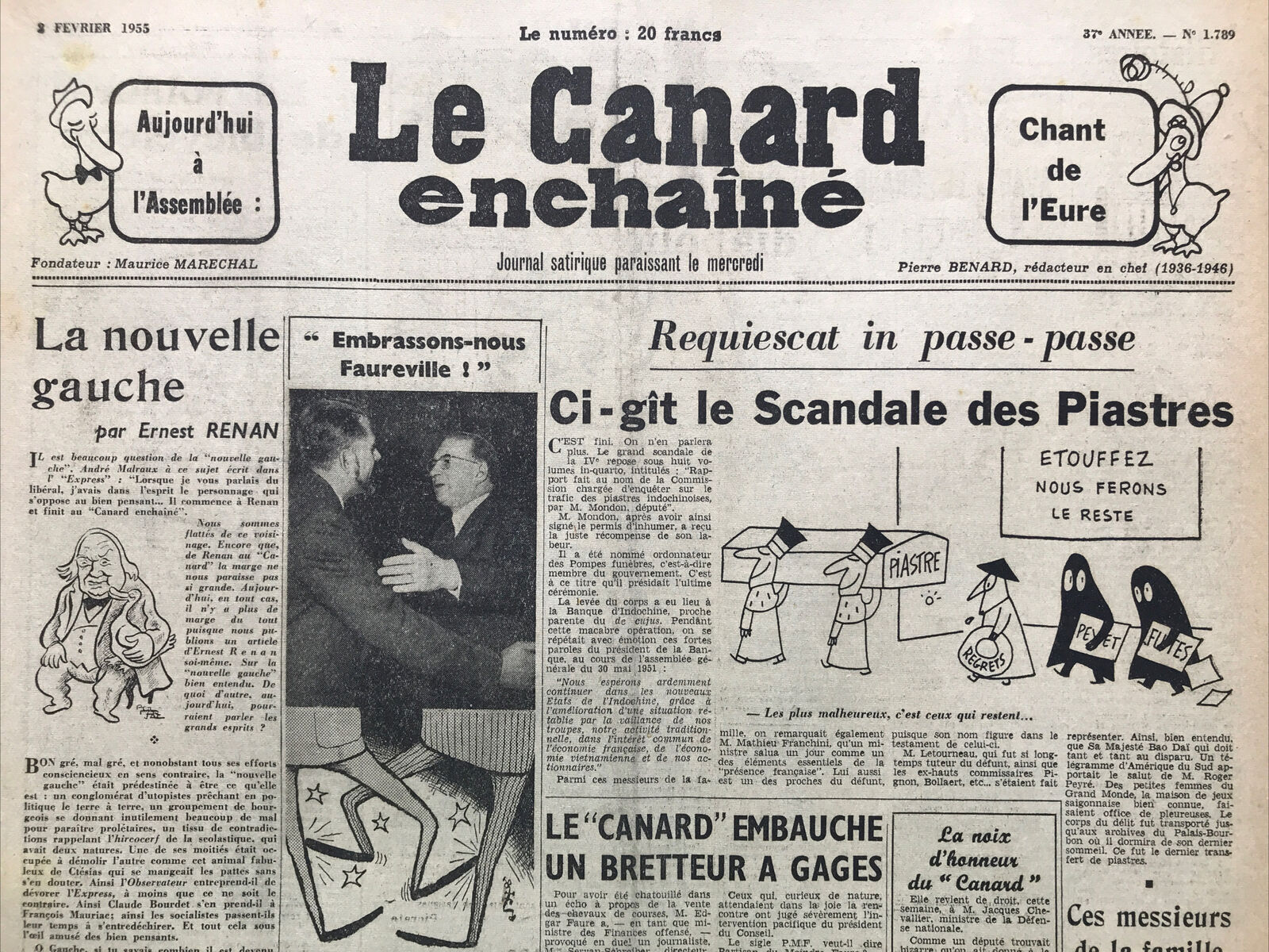 Couac ! | Acheter un Canard | Vente d'Anciens Journaux du Canard Enchaîné. Des Journaux Satiriques de Collection, Historiques & Authentiques de 1916 à 2004 ! | 1789