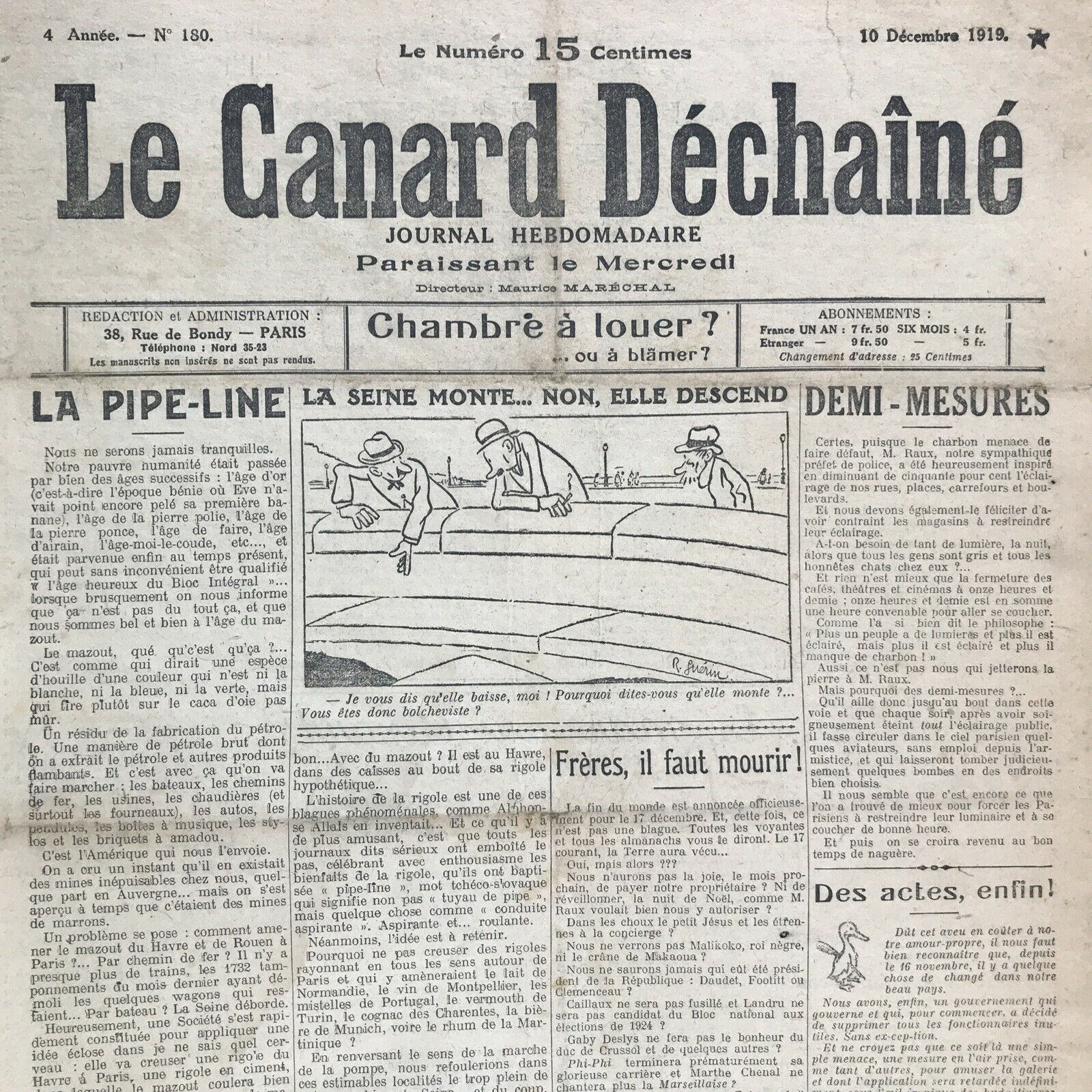 Couac ! | Acheter un Canard | Vente d'Anciens Journaux du Canard Enchaîné. Des Journaux Satiriques de Collection, Historiques & Authentiques de 1916 à 2004 ! | 180