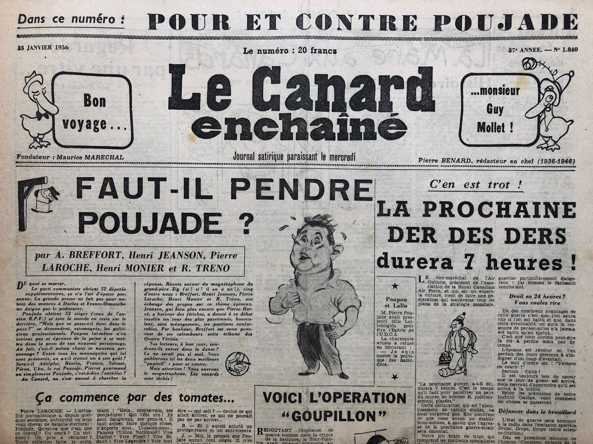 Couac ! | Acheter un Canard | Vente d'Anciens Journaux du Canard Enchaîné. Des Journaux Satiriques de Collection, Historiques & Authentiques de 1916 à 2004 ! | 1840 1