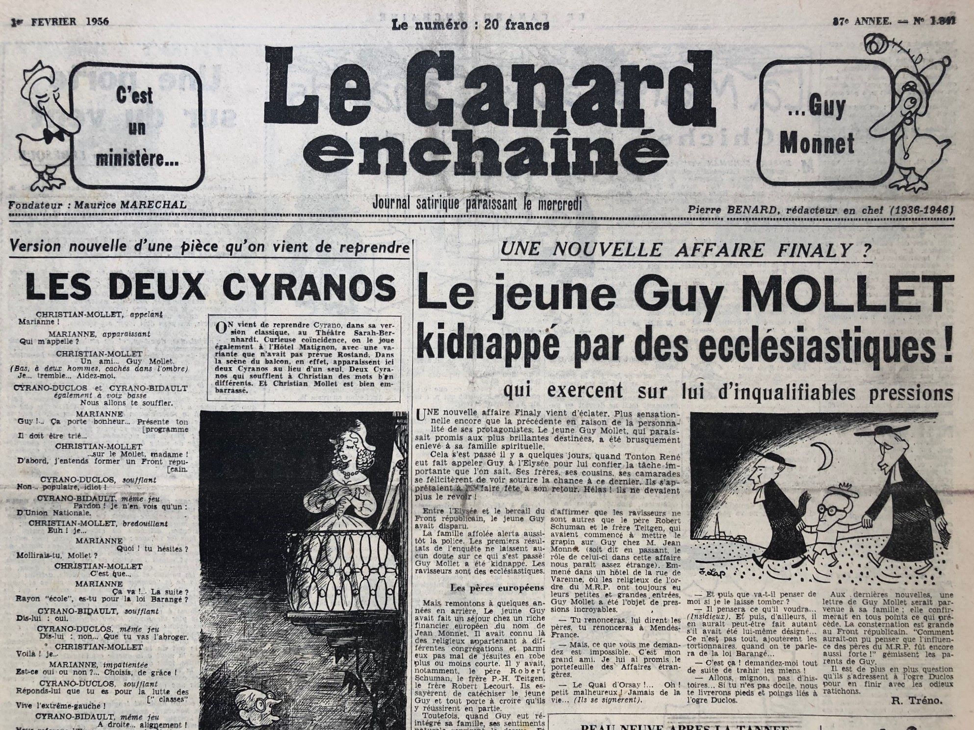 Couac ! | Acheter un Canard | Vente d'Anciens Journaux du Canard Enchaîné. Des Journaux Satiriques de Collection, Historiques & Authentiques de 1916 à 2004 ! | 1841 1