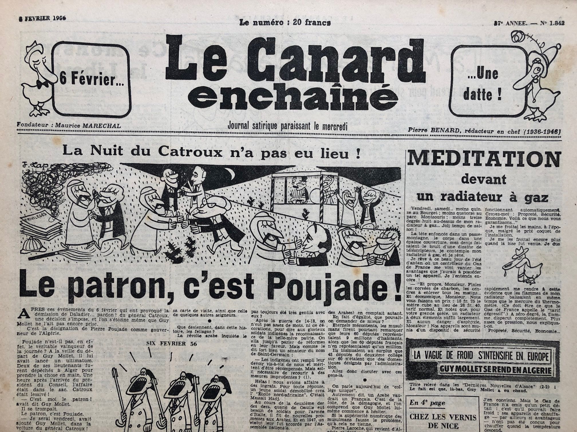 Couac ! | Acheter un Canard | Vente d'Anciens Journaux du Canard Enchaîné. Des Journaux Satiriques de Collection, Historiques & Authentiques de 1916 à 2004 ! | 1842 1