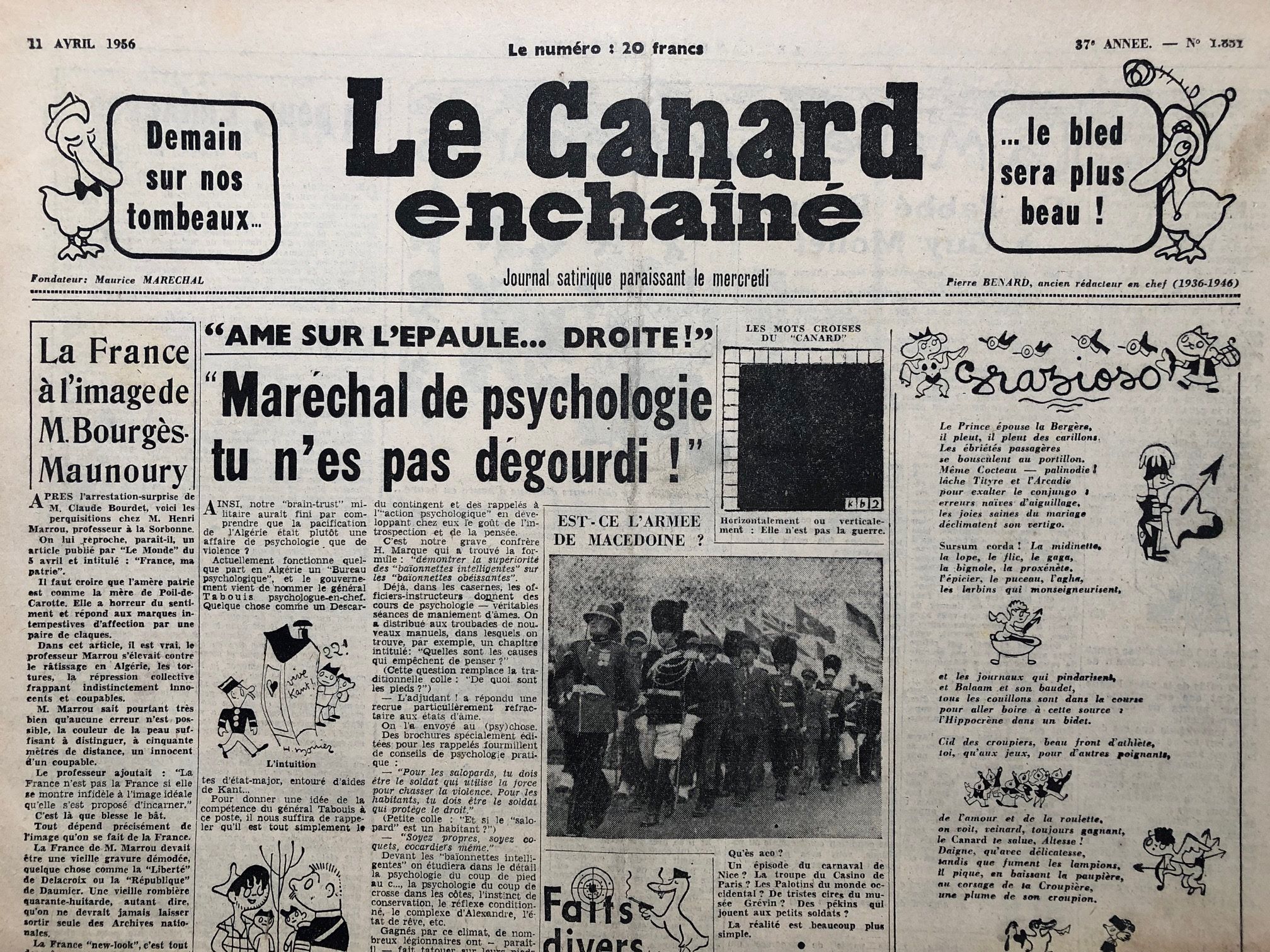 Couac ! | Acheter un Canard | Vente d'Anciens Journaux du Canard Enchaîné. Des Journaux Satiriques de Collection, Historiques & Authentiques de 1916 à 2004 ! | 1851 1