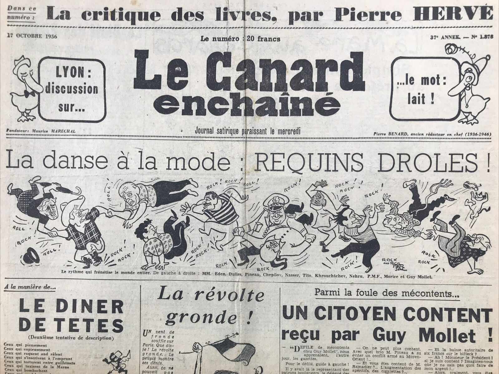 Couac ! | Acheter un Canard | Vente d'Anciens Journaux du Canard Enchaîné. Des Journaux Satiriques de Collection, Historiques & Authentiques de 1916 à 2004 ! | 1878