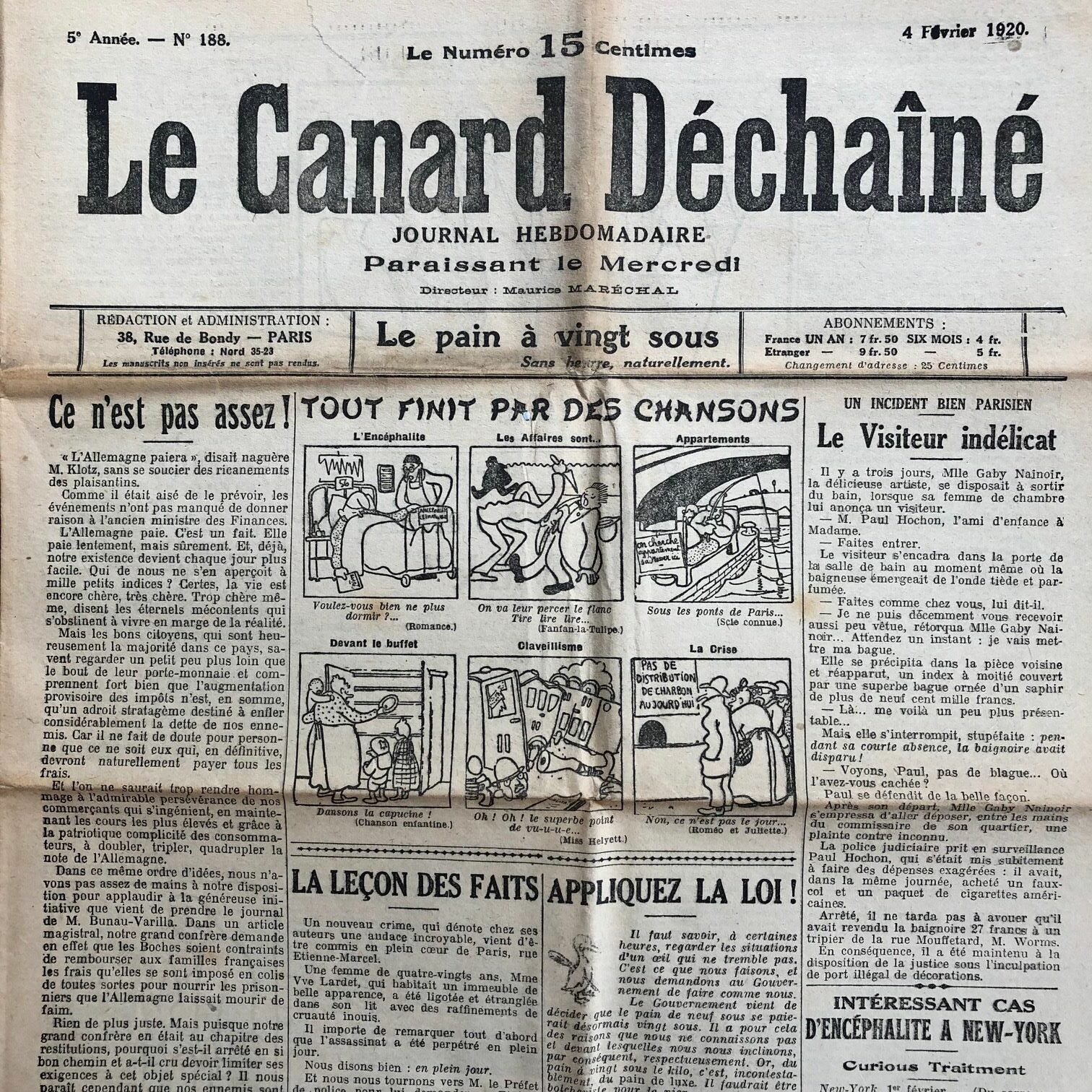 Couac ! | Acheter un Canard | Vente d'Anciens Journaux du Canard Enchaîné. Des Journaux Satiriques de Collection, Historiques & Authentiques de 1916 à 2004 ! | 188 2 rotated