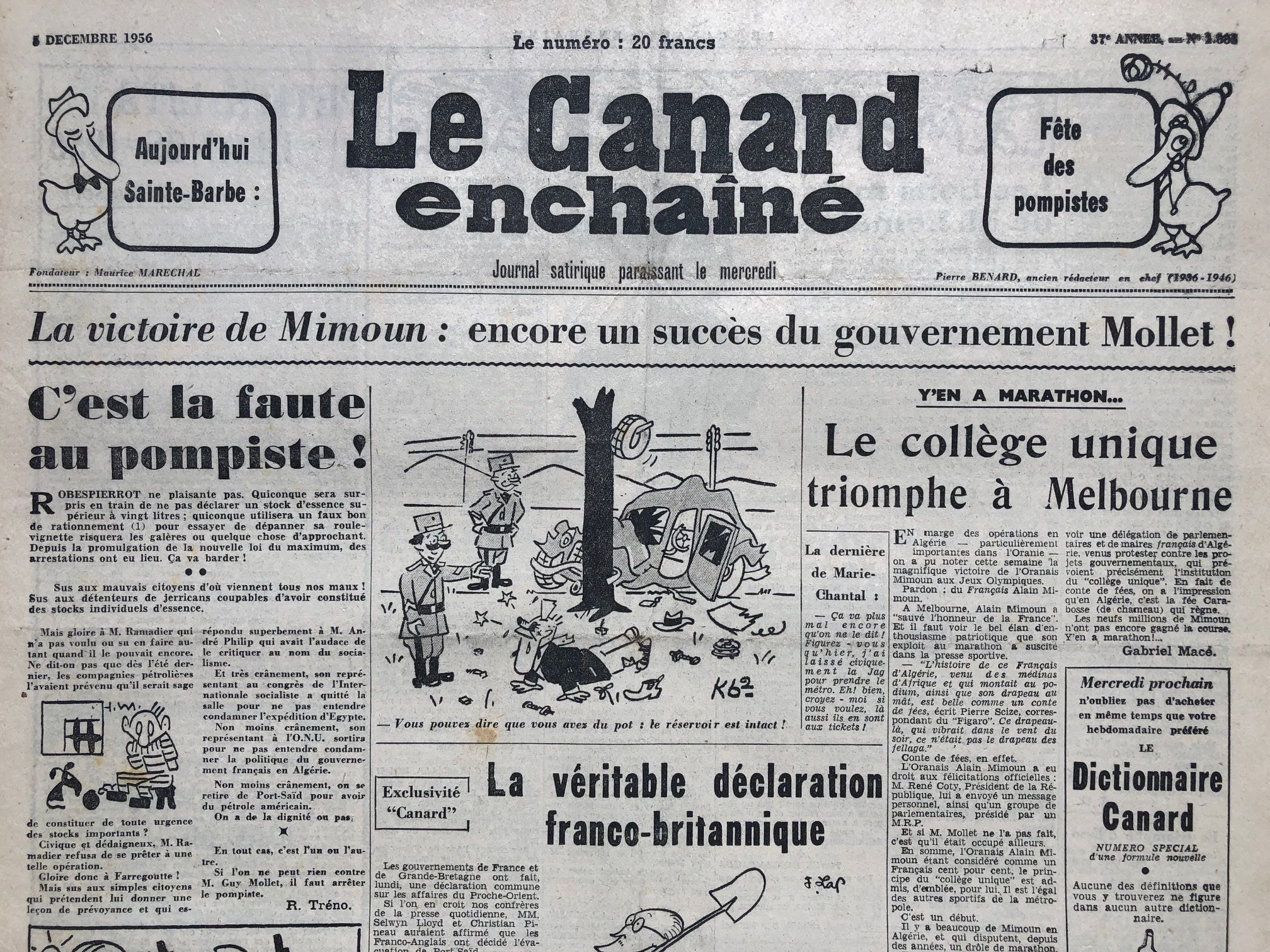 Couac ! | Acheter un Canard | Vente d'Anciens Journaux du Canard Enchaîné. Des Journaux Satiriques de Collection, Historiques & Authentiques de 1916 à 2004 ! | 1885 1