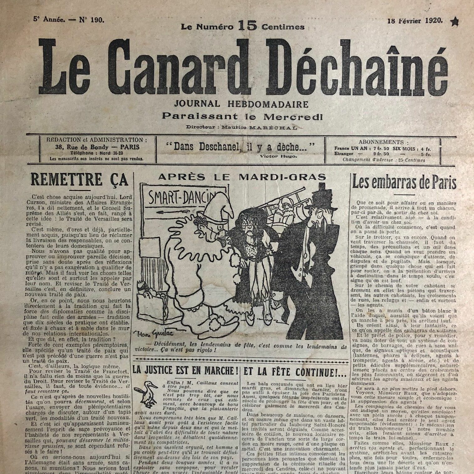 Couac ! | Acheter un Canard | Vente d'Anciens Journaux du Canard Enchaîné. Des Journaux Satiriques de Collection, Historiques & Authentiques de 1916 à 2004 ! | 190 1 rotated