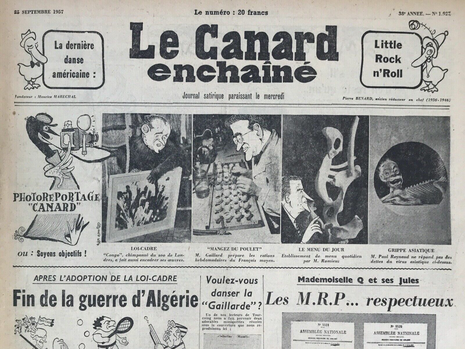 Couac ! | Acheter un Canard | Vente d'Anciens Journaux du Canard Enchaîné. Des Journaux Satiriques de Collection, Historiques & Authentiques de 1916 à 2004 ! | 1927 e1723447998698