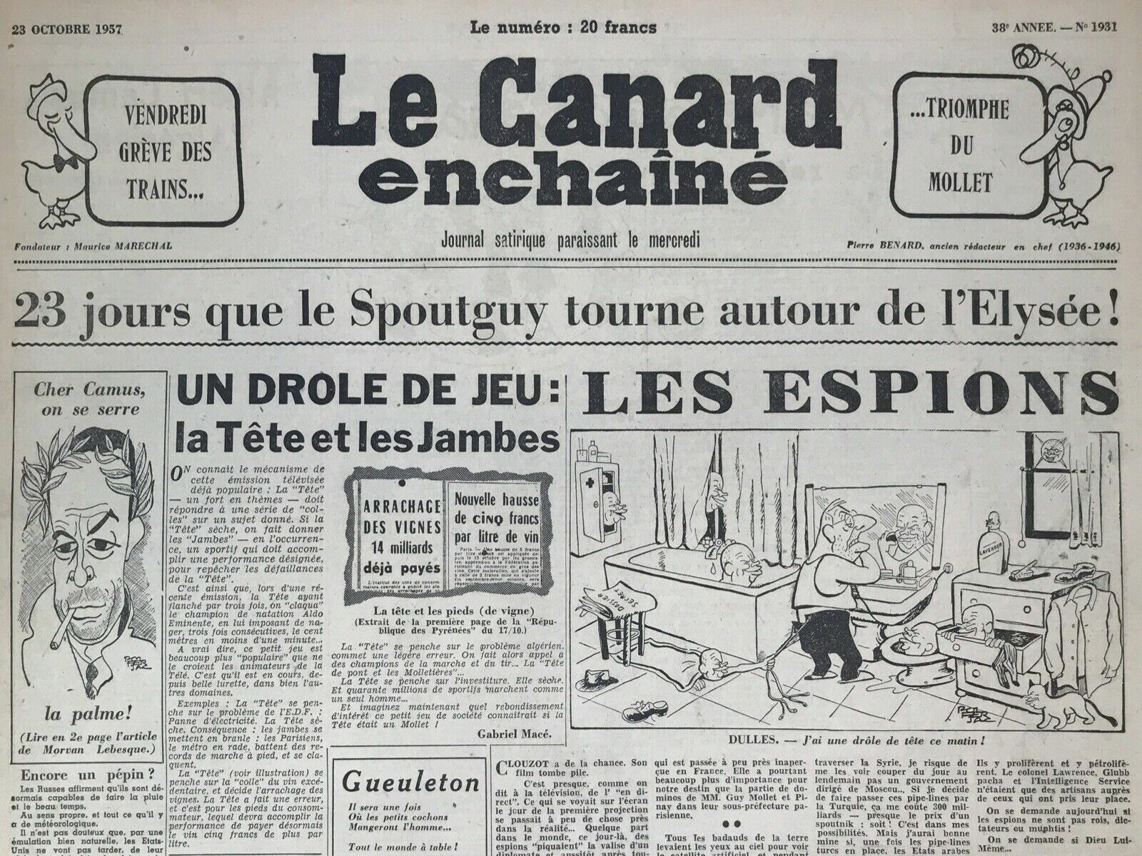 Couac ! | Acheter un Canard | Vente d'Anciens Journaux du Canard Enchaîné. Des Journaux Satiriques de Collection, Historiques & Authentiques de 1916 à 2004 ! | 1931 e1723449532256