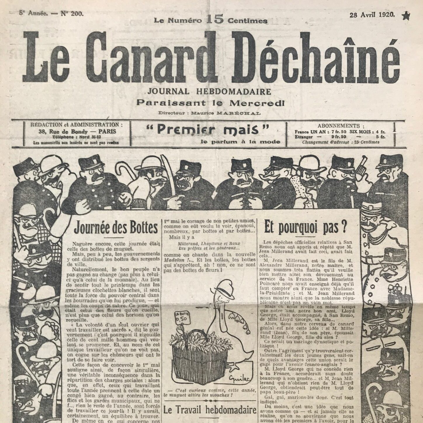 Couac ! | Acheter un Canard | Vente d'Anciens Journaux du Canard Enchaîné. Des Journaux Satiriques de Collection, Historiques & Authentiques de 1916 à 2004 ! | 200 rotated