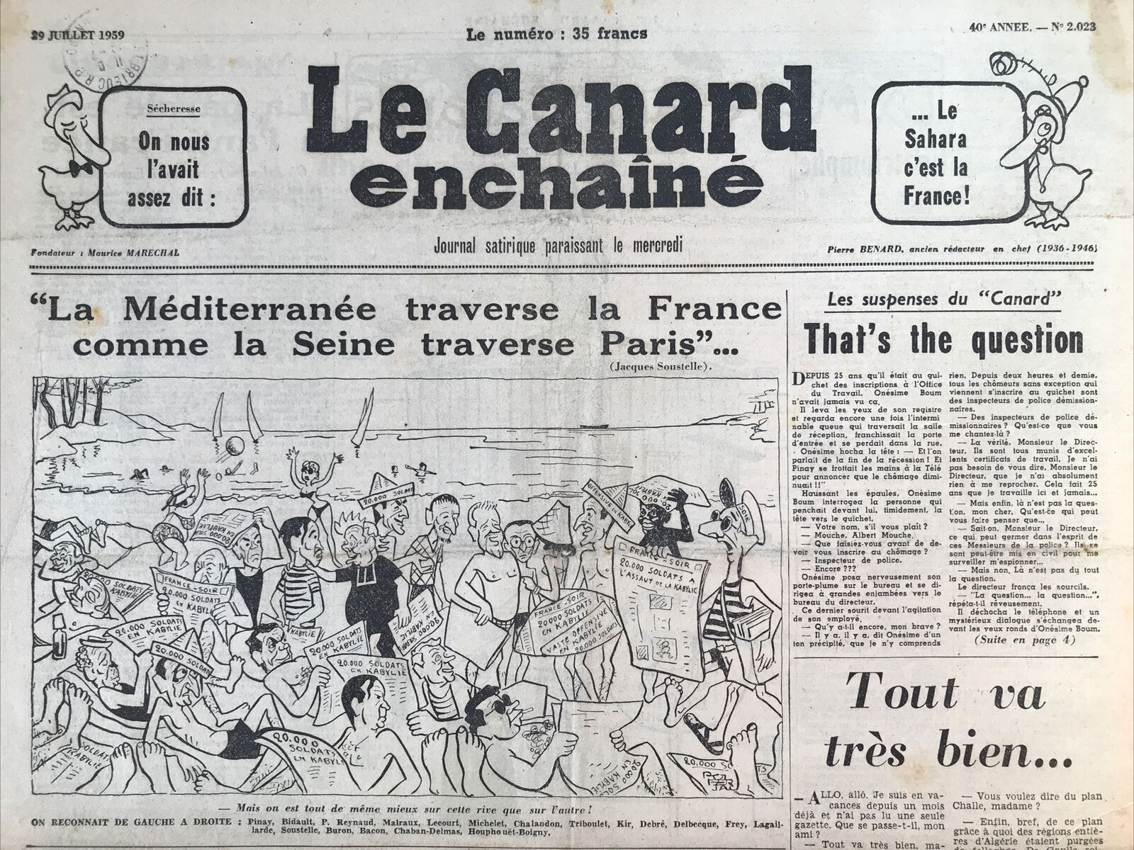 Couac ! | Acheter un Canard | Vente d'Anciens Journaux du Canard Enchaîné. Des Journaux Satiriques de Collection, Historiques & Authentiques de 1916 à 2004 ! | 2023