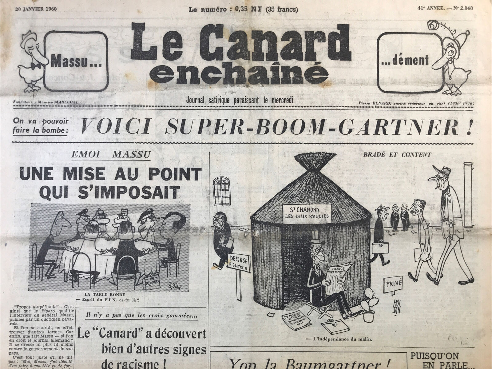 Couac ! | Acheter un Canard | Vente d'Anciens Journaux du Canard Enchaîné. Des Journaux Satiriques de Collection, Historiques & Authentiques de 1916 à 2004 ! | 2048