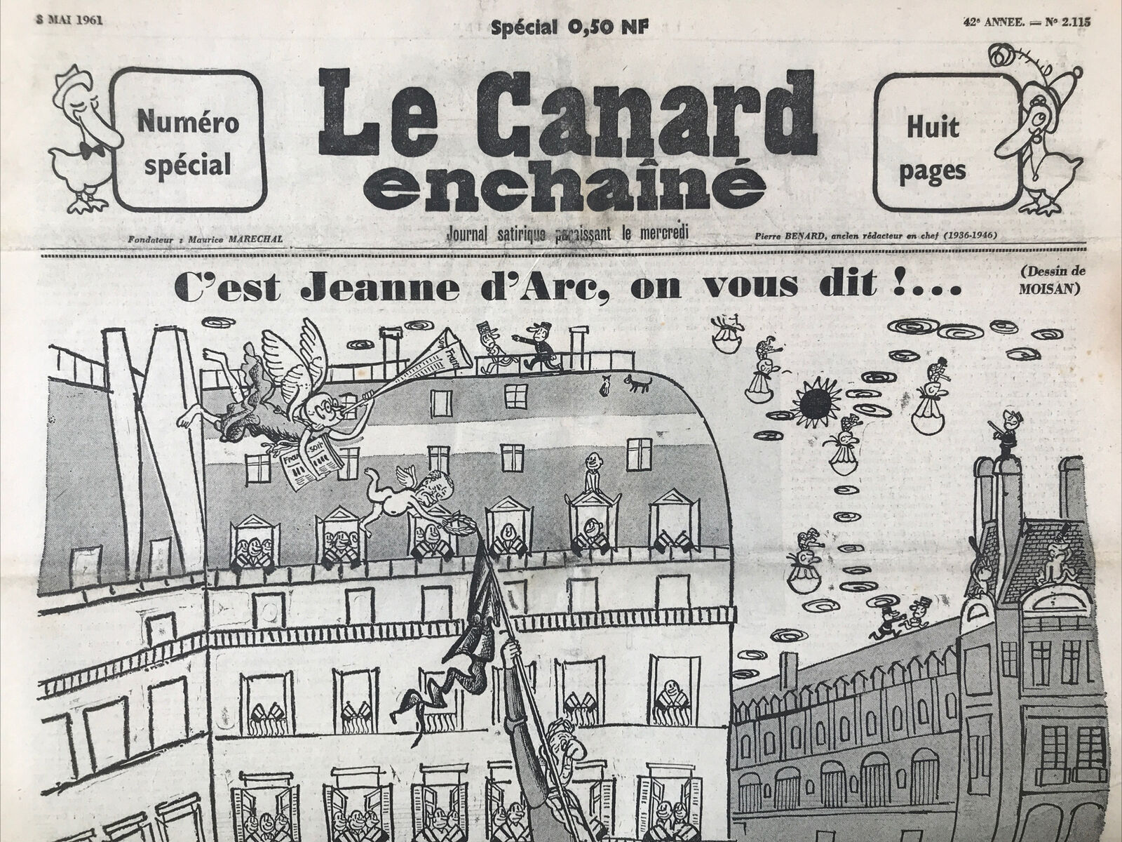 Couac ! | Acheter un Canard | Vente d'Anciens Journaux du Canard Enchaîné. Des Journaux Satiriques de Collection, Historiques & Authentiques de 1916 à 2004 ! | 2115