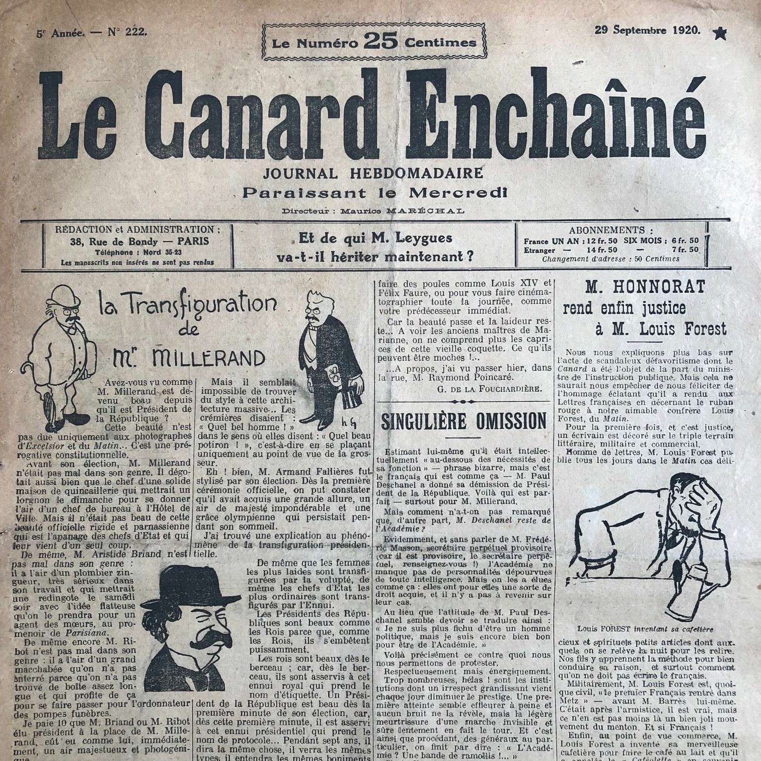 Couac ! | Acheter un Canard | Vente d'Anciens Journaux du Canard Enchaîné. Des Journaux Satiriques de Collection, Historiques & Authentiques de 1916 à 2004 ! | 222 rotated