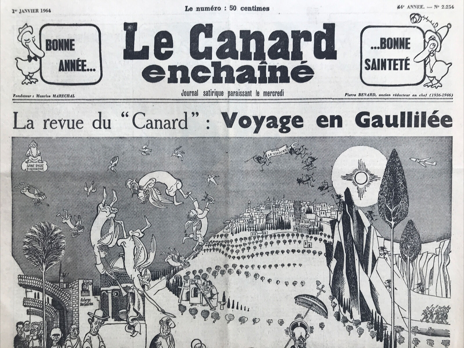 Couac ! | Acheter un Canard | Vente d'Anciens Journaux du Canard Enchaîné. Des Journaux Satiriques de Collection, Historiques & Authentiques de 1916 à 2004 ! | 2254