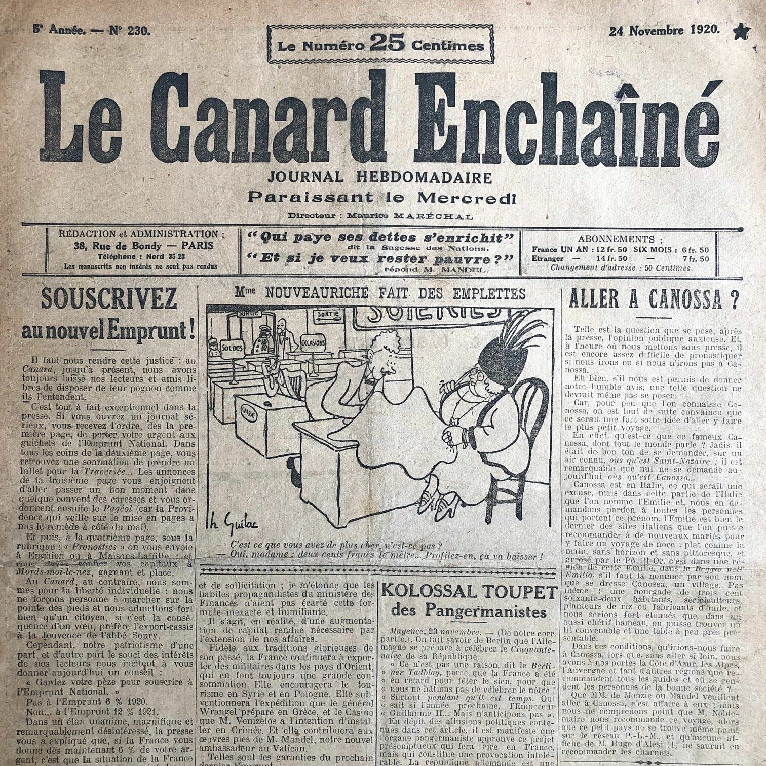 Couac ! | Acheter un Canard | Vente d'Anciens Journaux du Canard Enchaîné. Des Journaux Satiriques de Collection, Historiques & Authentiques de 1916 à 2004 ! | 230 rotated