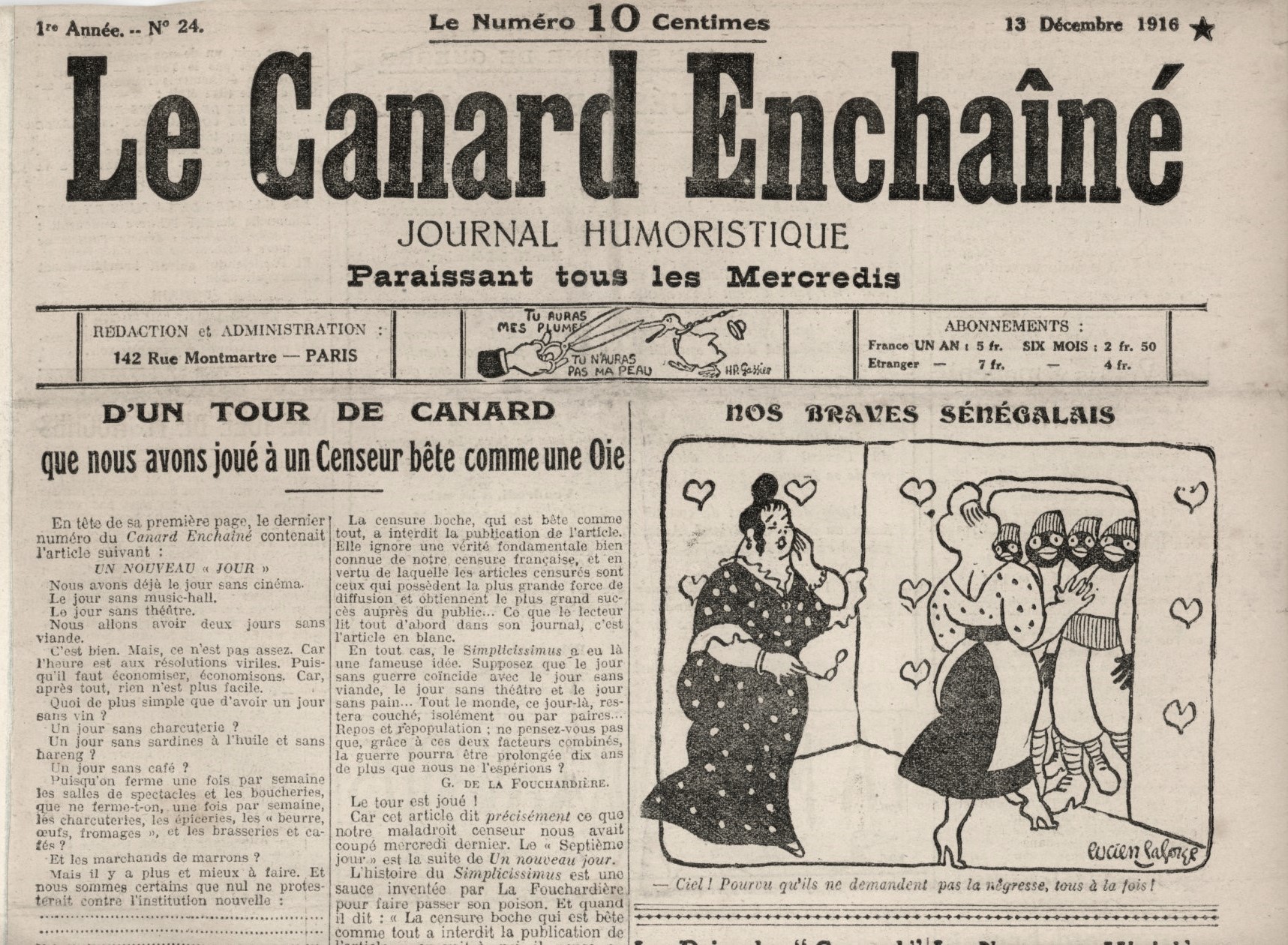 Couac ! | Acheter un Canard | Vente d'Anciens Journaux du Canard Enchaîné. Des Journaux Satiriques de Collection, Historiques & Authentiques de 1916 à 2004 ! | 24 4