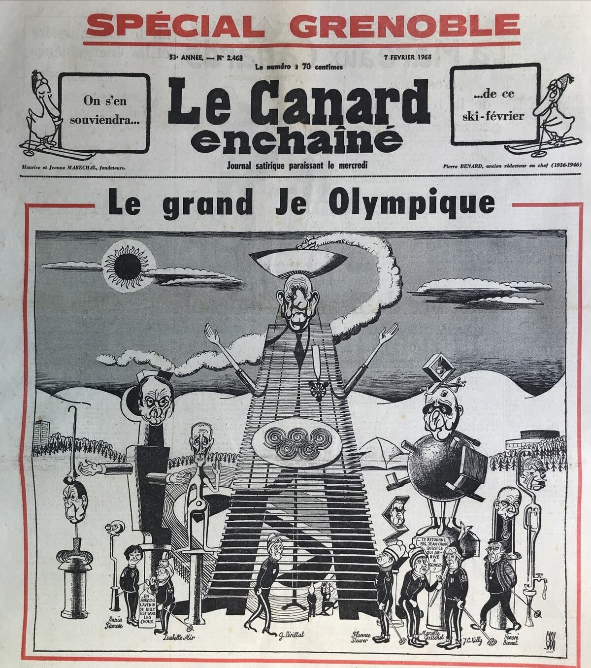 Couac ! | Acheter un Canard | Vente d'Anciens Journaux du Canard Enchaîné. Des Journaux Satiriques de Collection, Historiques & Authentiques de 1916 à 2004 ! | 2468 e1679156684813