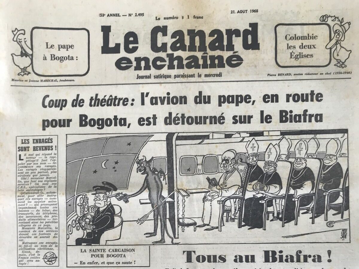 Couac ! | Acheter un Canard | Vente d'Anciens Journaux du Canard Enchaîné. Des Journaux Satiriques de Collection, Historiques & Authentiques de 1916 à 2004 ! | 2495 e1679123542990