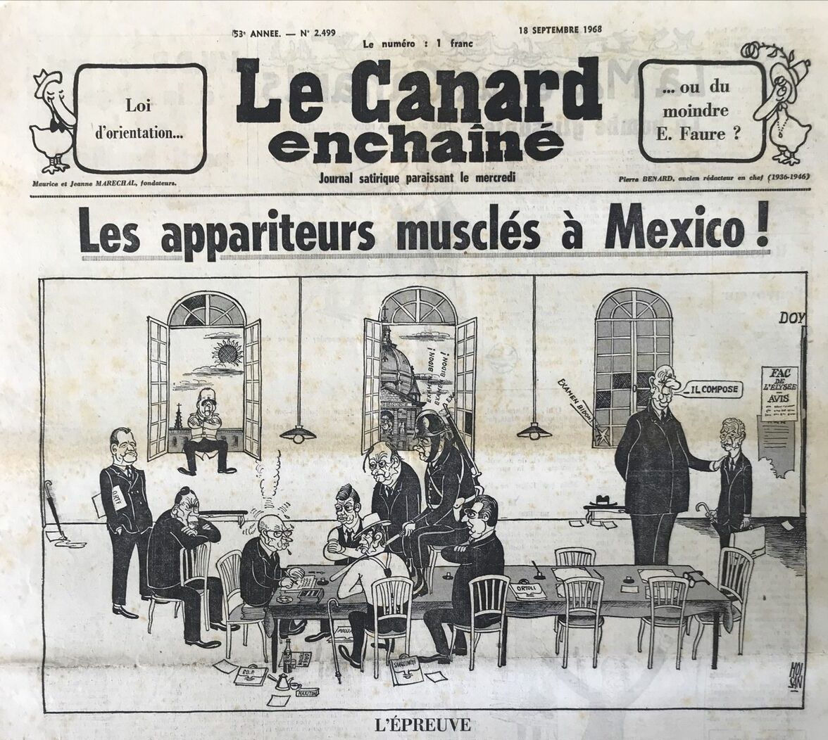 Couac ! | Acheter un Canard | Vente d'Anciens Journaux du Canard Enchaîné. Des Journaux Satiriques de Collection, Historiques & Authentiques de 1916 à 2004 ! | 2499 e1679152453364