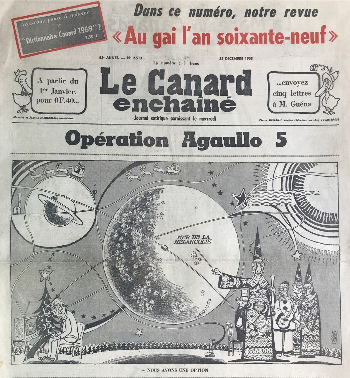 Couac ! | Acheter un Canard | Vente d'Anciens Journaux du Canard Enchaîné. Des Journaux Satiriques de Collection, Historiques & Authentiques de 1916 à 2004 ! | 2513 e1679124755753