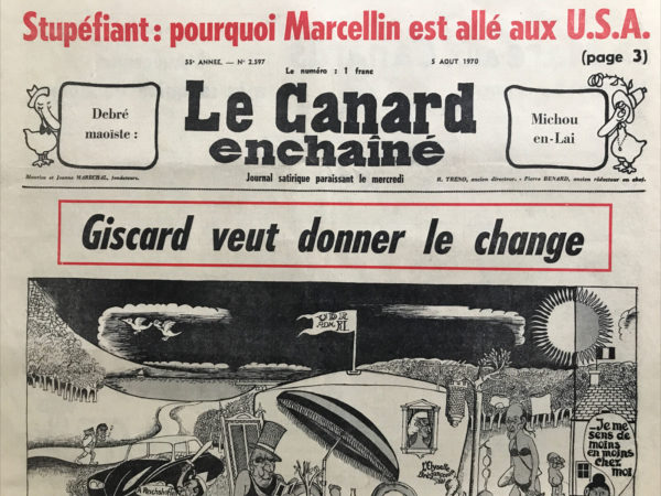 Couac ! | N° 2597 du Canard Enchaîné - 5 Août 1970 | Concert de Joan Baez à Arles le 1er Août - | 2597