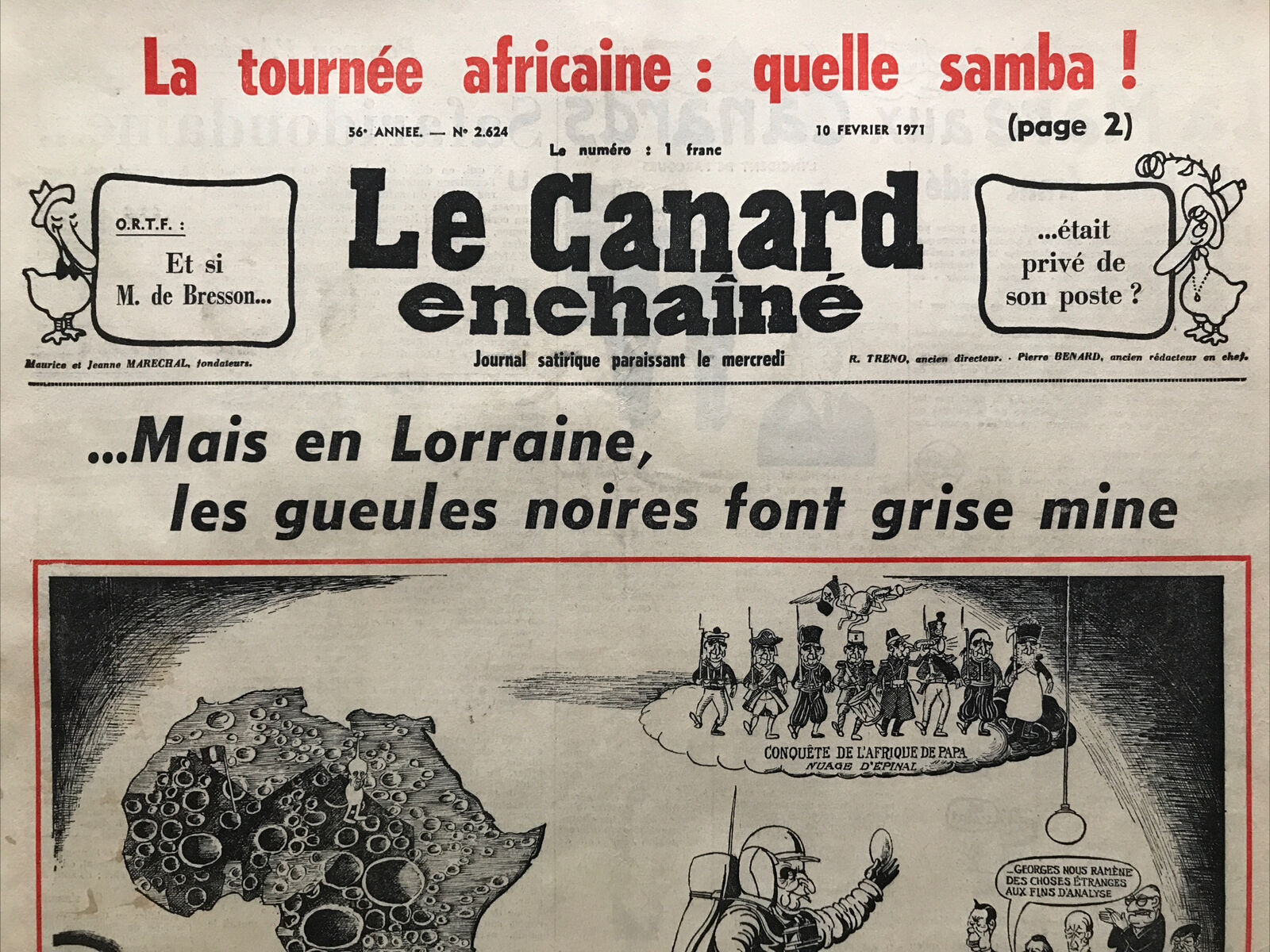 Couac ! | Acheter un Canard | Vente d'Anciens Journaux du Canard Enchaîné. Des Journaux Satiriques de Collection, Historiques & Authentiques de 1916 à 2004 ! | 2624