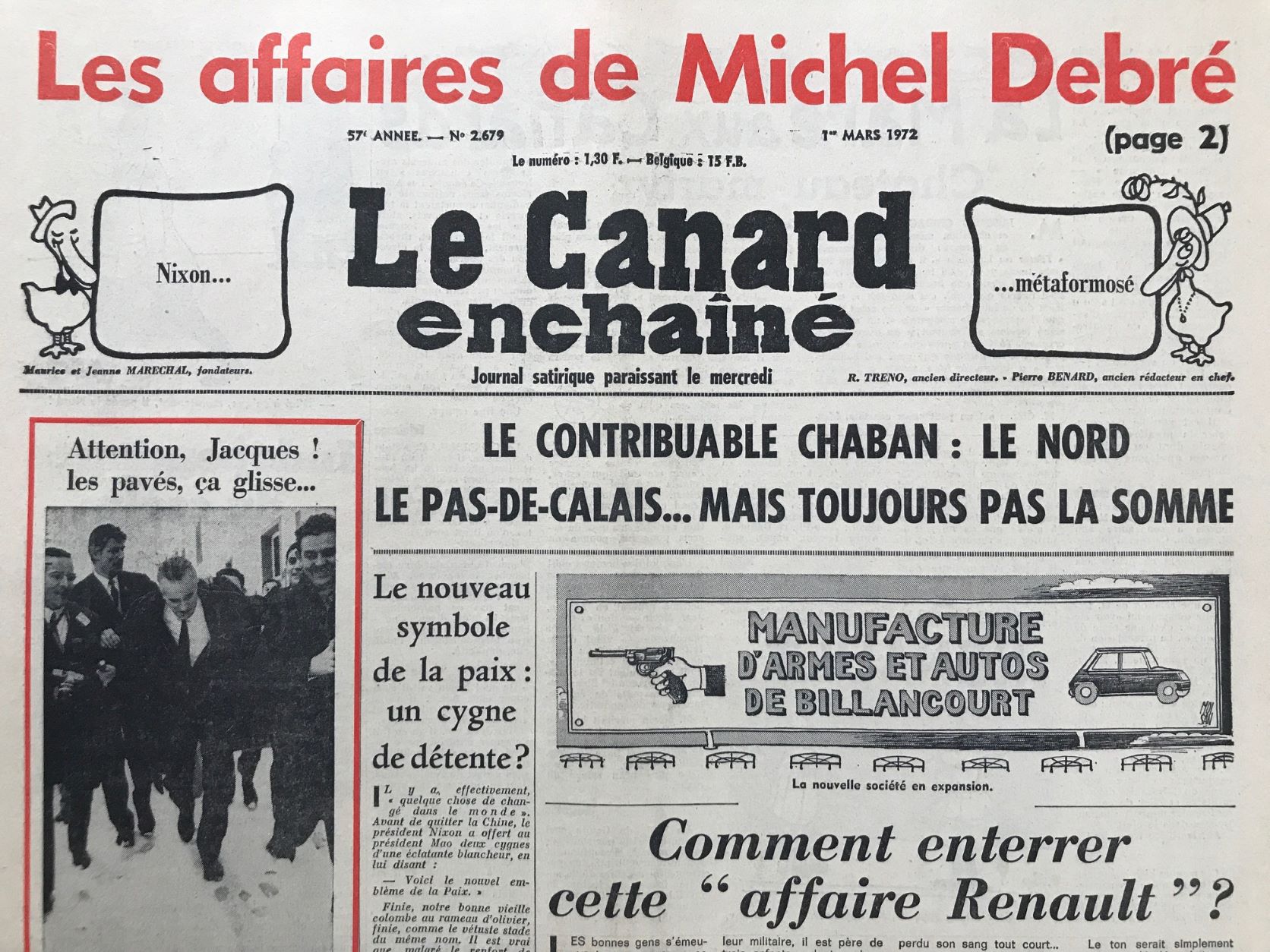 Couac ! | Acheter un Canard | Vente d'Anciens Journaux du Canard Enchaîné. Des Journaux Satiriques de Collection, Historiques & Authentiques de 1916 à 2004 ! | 2679 1