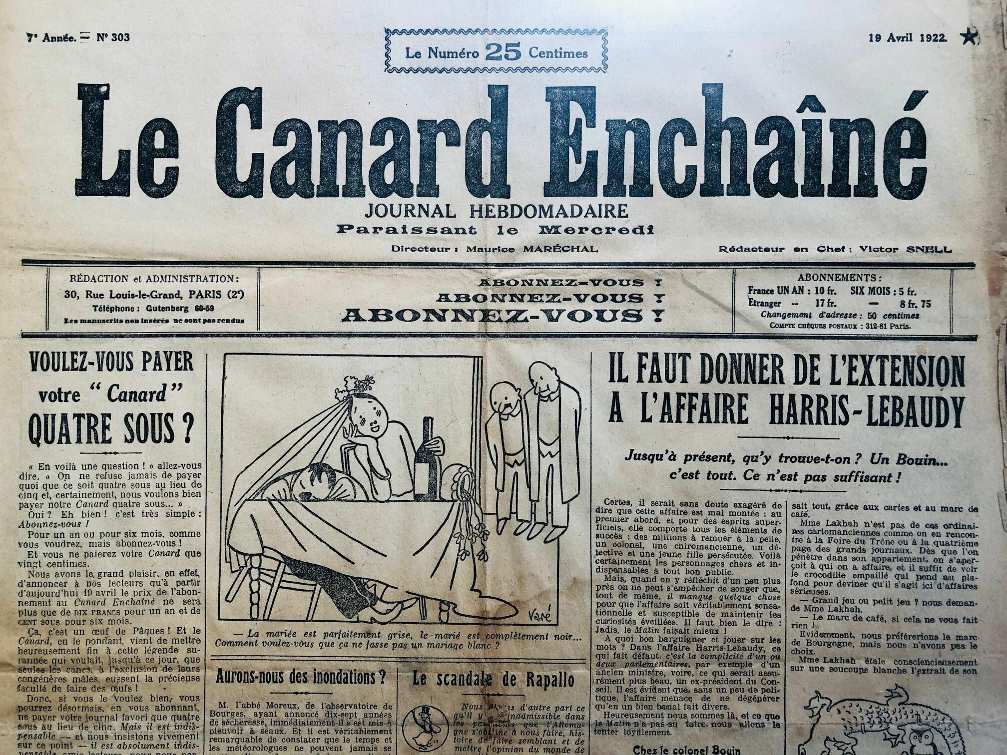 Couac ! | Acheter un Canard | Vente d'Anciens Journaux du Canard Enchaîné. Des Journaux Satiriques de Collection, Historiques & Authentiques de 1916 à 2004 ! | 303 rotated