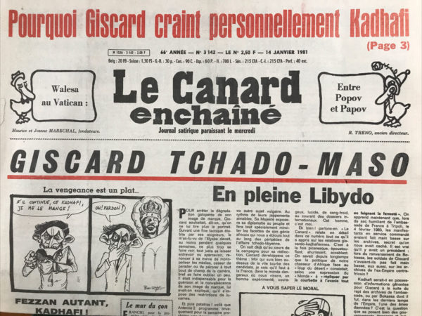 Couac ! | N° 3142 du Canard Enchaîné - 14 Janvier 1981 | Nos Exemplaires du Canard Enchaîné sont archivés dans de bonnes conditions de conservation (obscurité, hygrométrie maitrisée et faible température), ce qui s'avère indispensable pour des journaux anciens. | 3142