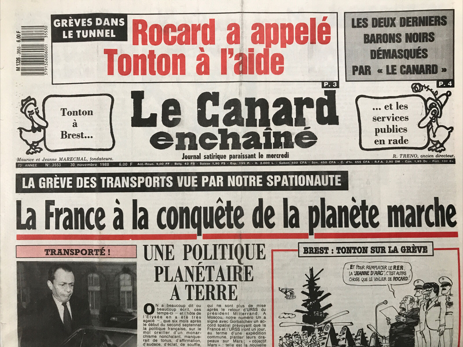 Couac ! | Acheter un Canard | Vente d'Anciens Journaux du Canard Enchaîné. Des Journaux Satiriques de Collection, Historiques & Authentiques de 1916 à 2004 ! | 3553