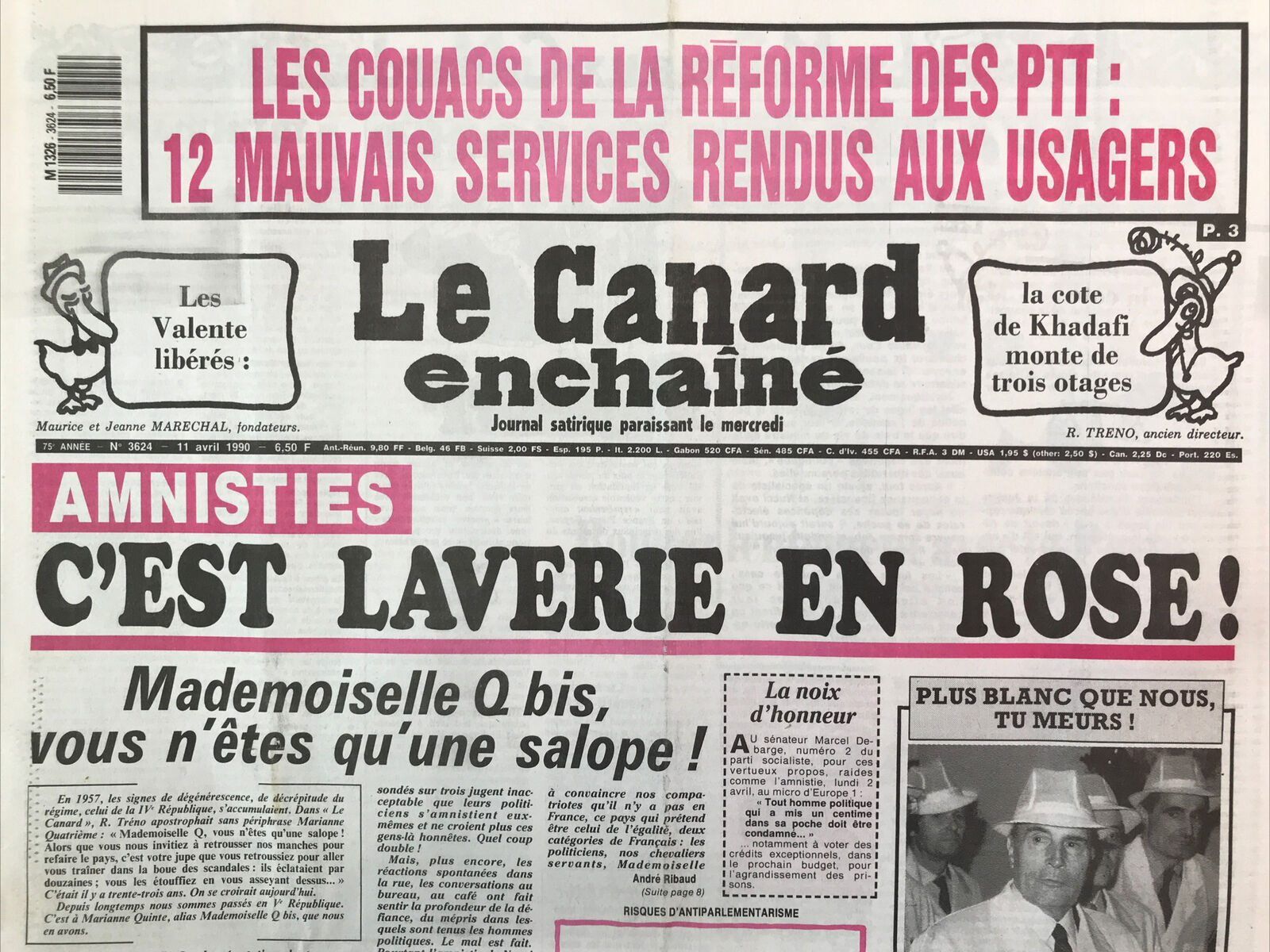 Couac ! | Acheter un Canard | Vente d'Anciens Journaux du Canard Enchaîné. Des Journaux Satiriques de Collection, Historiques & Authentiques de 1916 à 2004 ! | 3624