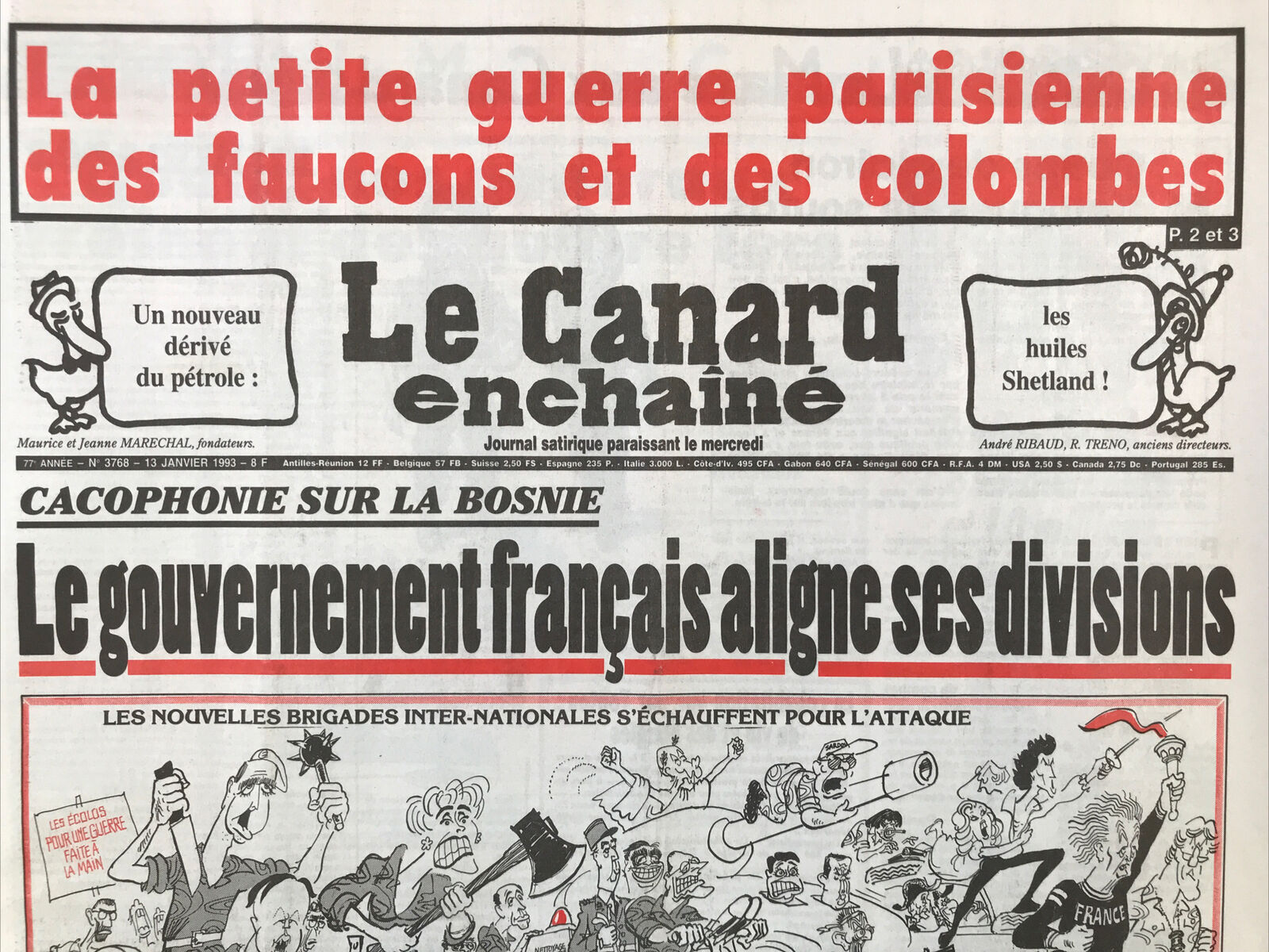 Couac ! | Acheter un Canard | Vente d'Anciens Journaux du Canard Enchaîné. Des Journaux Satiriques de Collection, Historiques & Authentiques de 1916 à 2004 ! | 3768