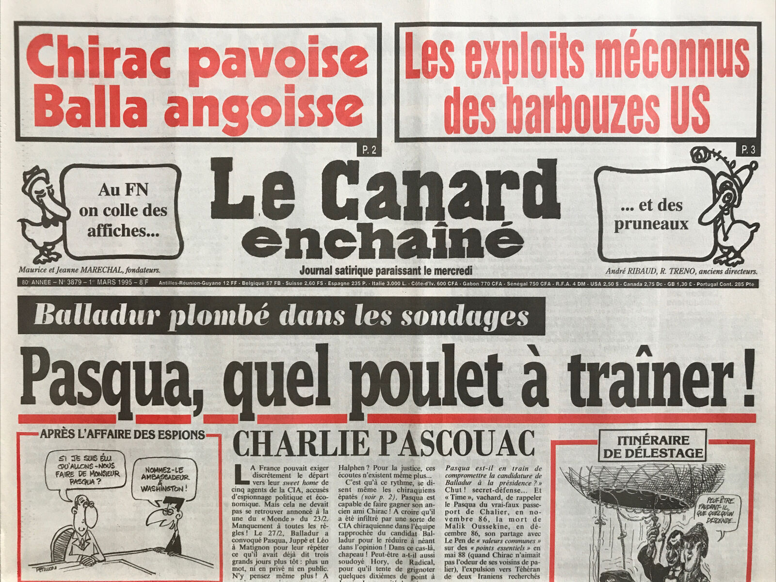 Couac ! | Acheter un Canard | Vente d'Anciens Journaux du Canard Enchaîné. Des Journaux Satiriques de Collection, Historiques & Authentiques de 1916 à 2004 ! | 3879