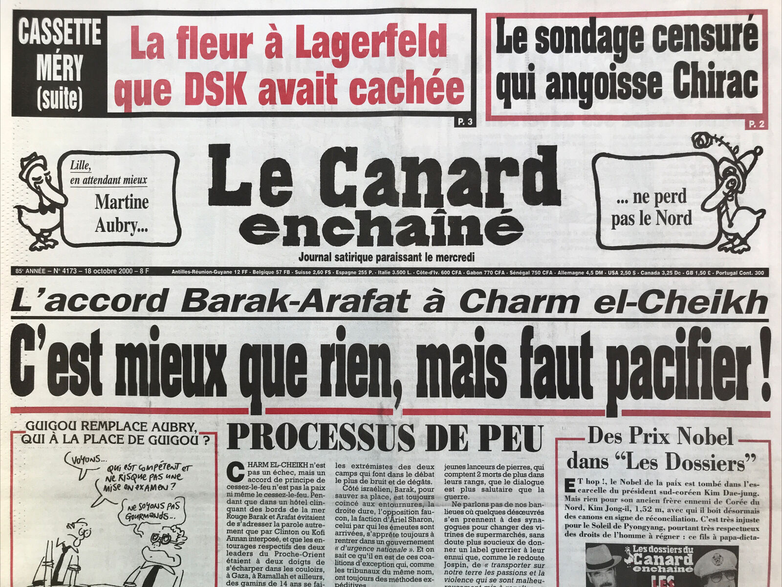 Couac ! | Acheter un Canard | Vente d'Anciens Journaux du Canard Enchaîné. Des Journaux Satiriques de Collection, Historiques & Authentiques de 1916 à 2004 ! | 4173