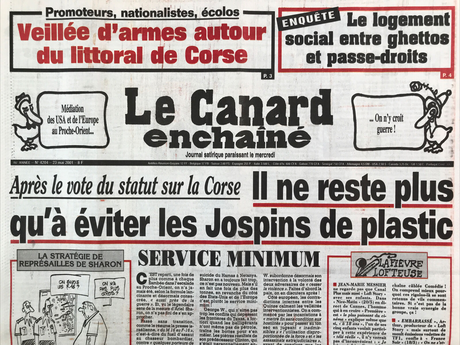 Couac ! | Acheter un Canard | Vente d'Anciens Journaux du Canard Enchaîné. Des Journaux Satiriques de Collection, Historiques & Authentiques de 1916 à 2004 ! | 4204